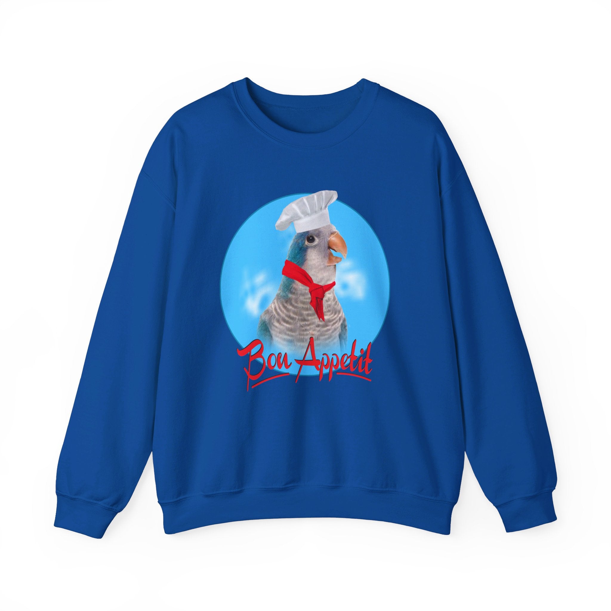 Bon Appetit Blue Quaker Sweatshirt