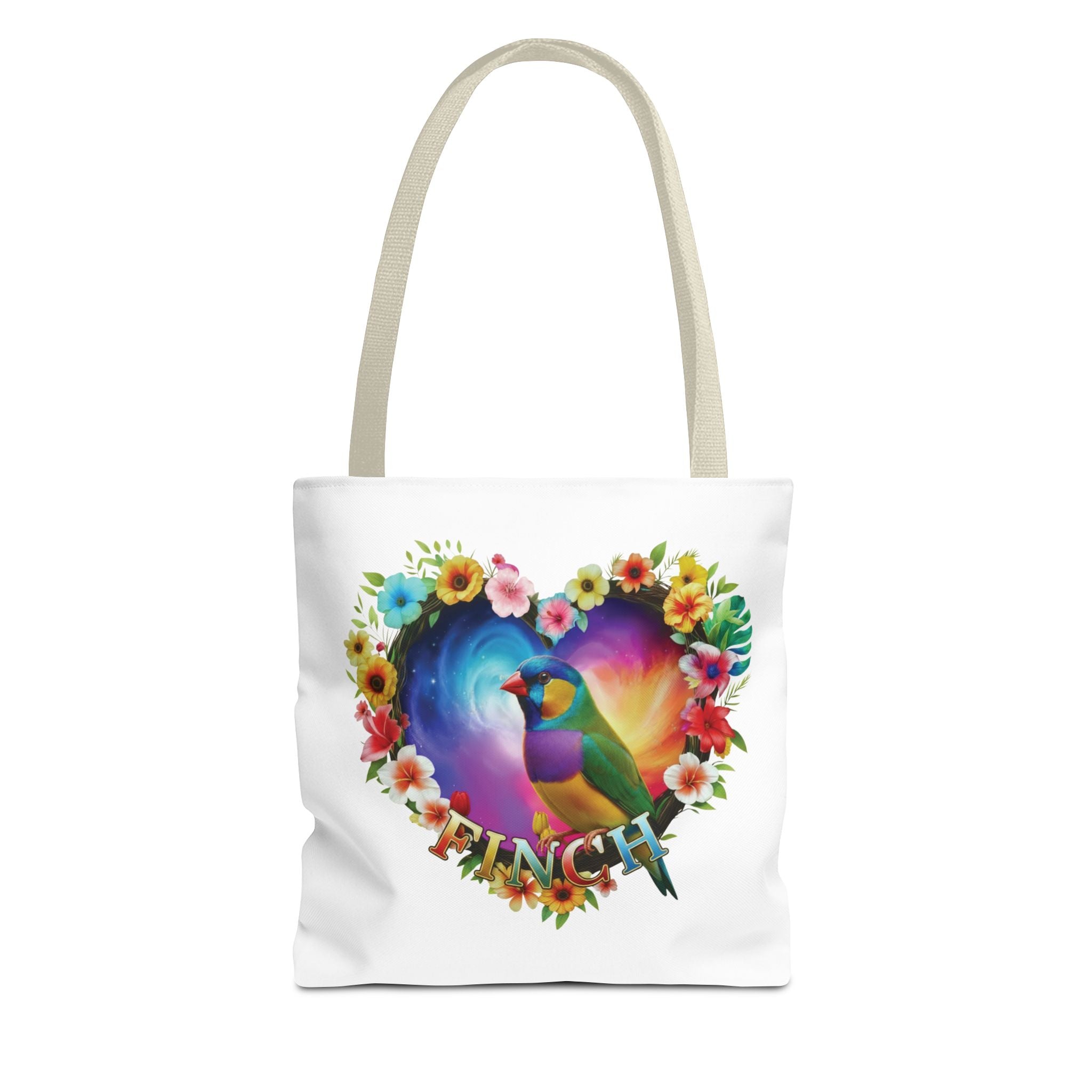 Rainbow Finch Tote Bag