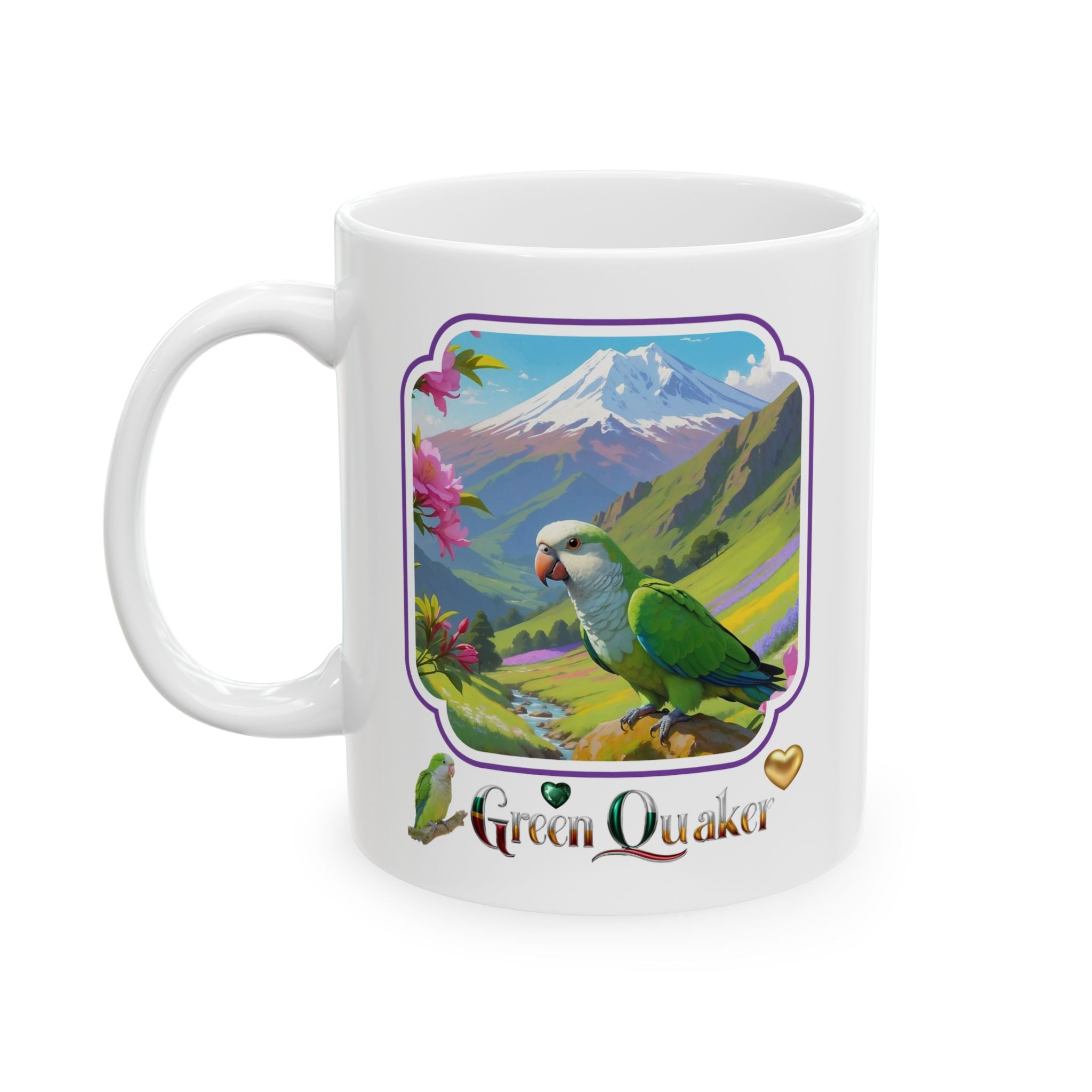 Green Quaker Mountain Mug