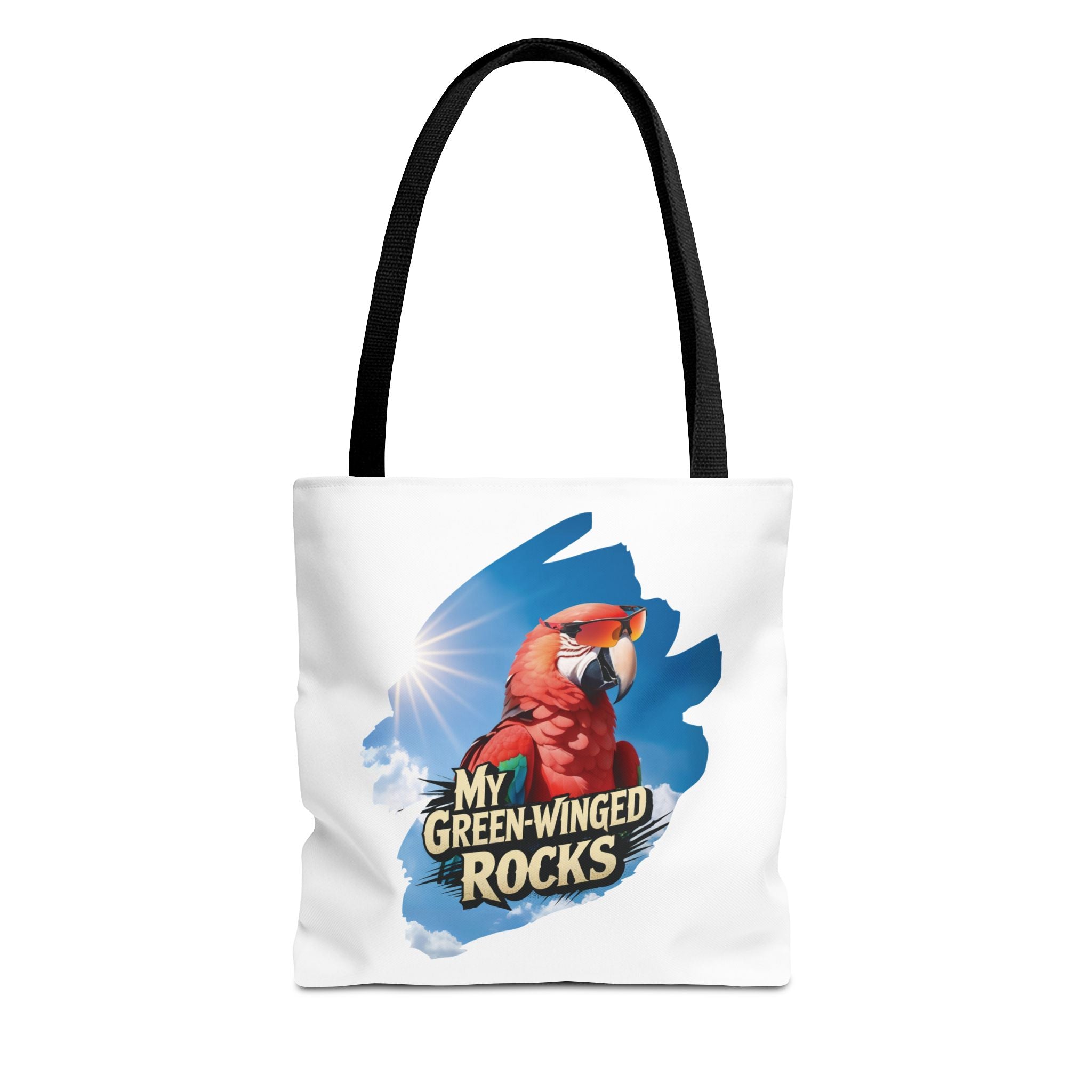 My Green Winged Rocks Tote Bag