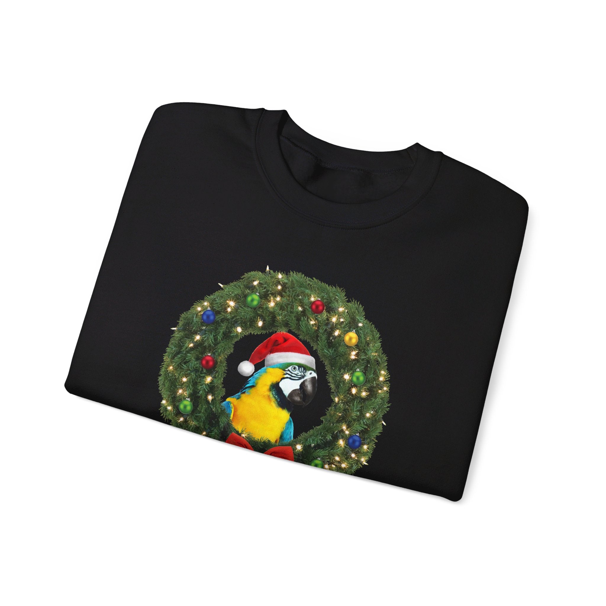 Happy Christmas Holidays Blue And Gold Sweatshirt