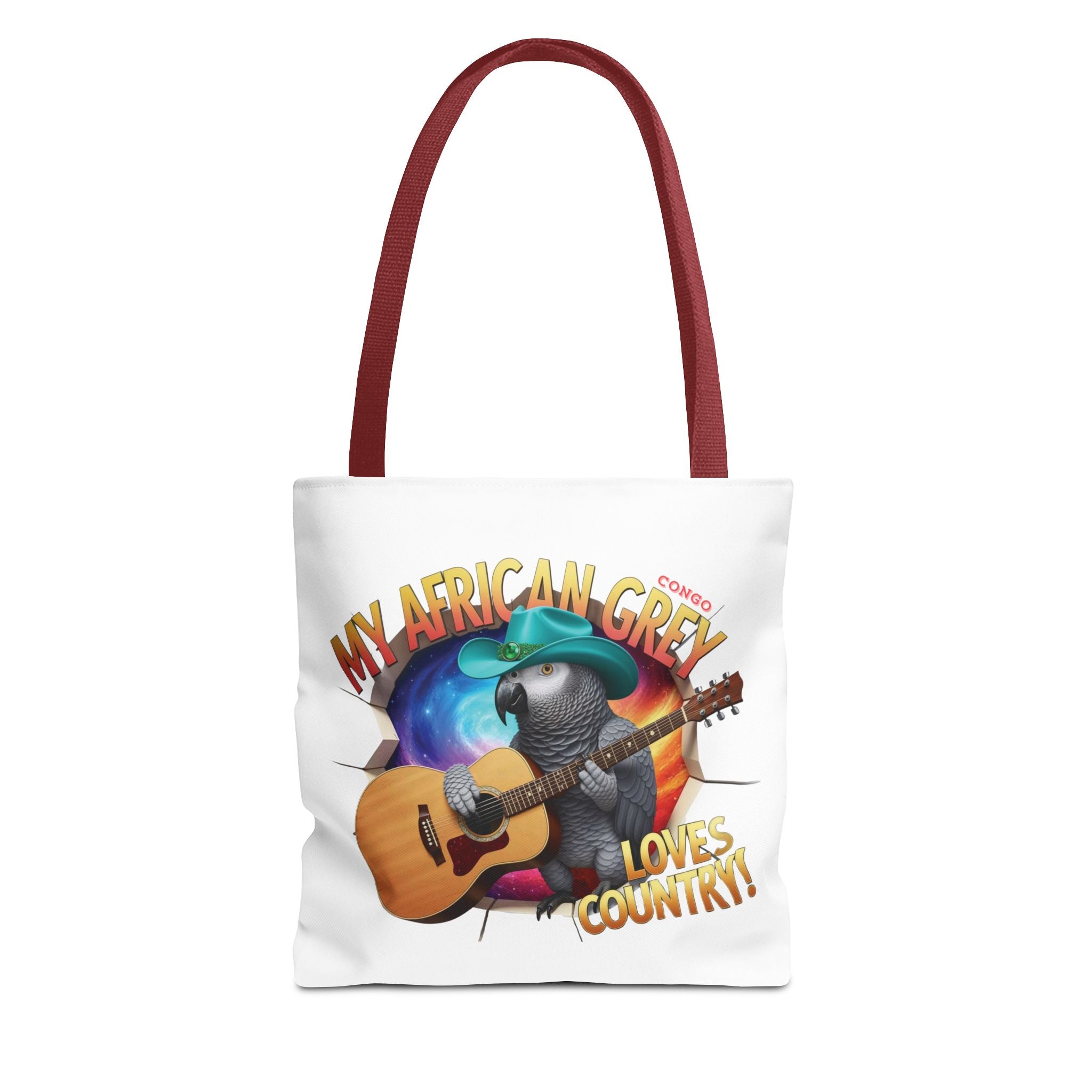 African Grey Congo Loves Country Tote Bag