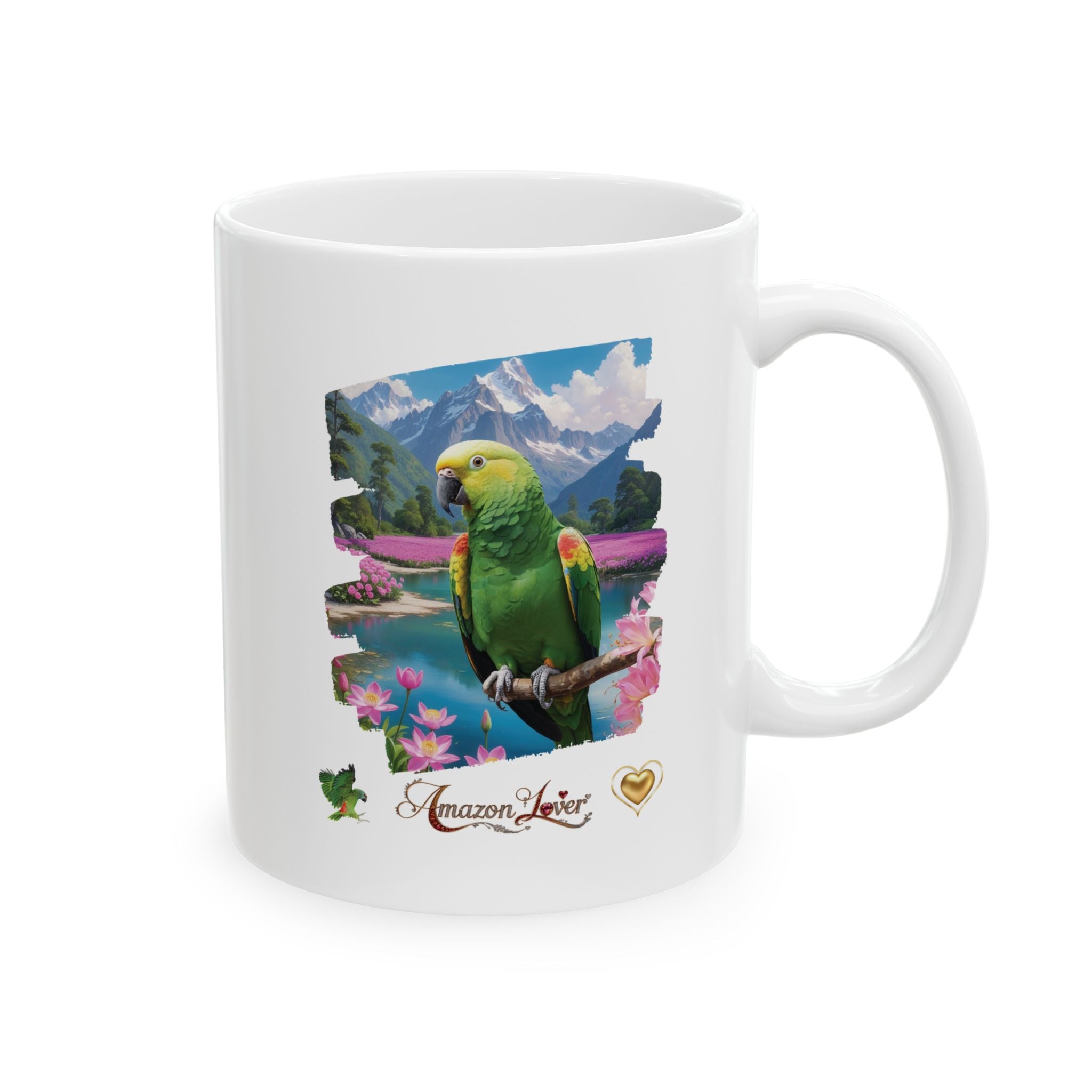 Amazon Lover Floral Lake Mug