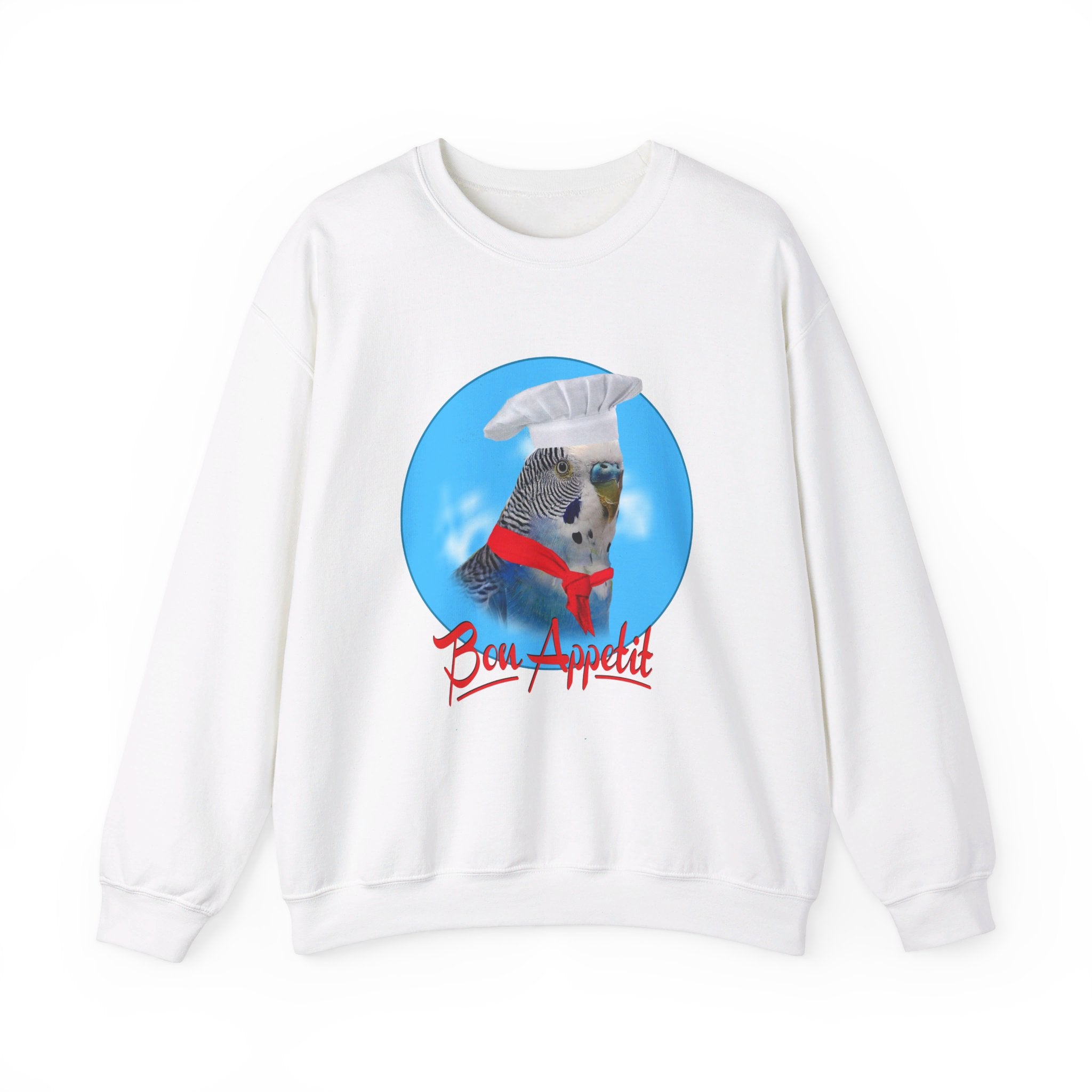 Bon Appetit Blue Budgie Sweatshirt