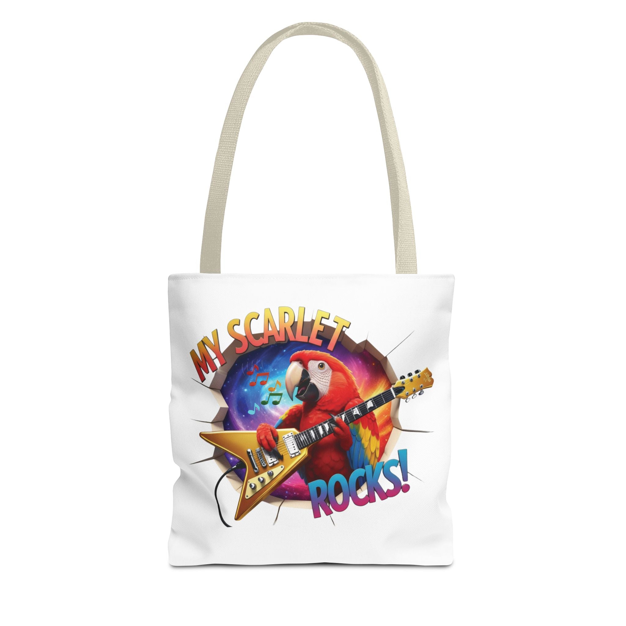 Scarlet Macaw Breakthrough Tote Bag