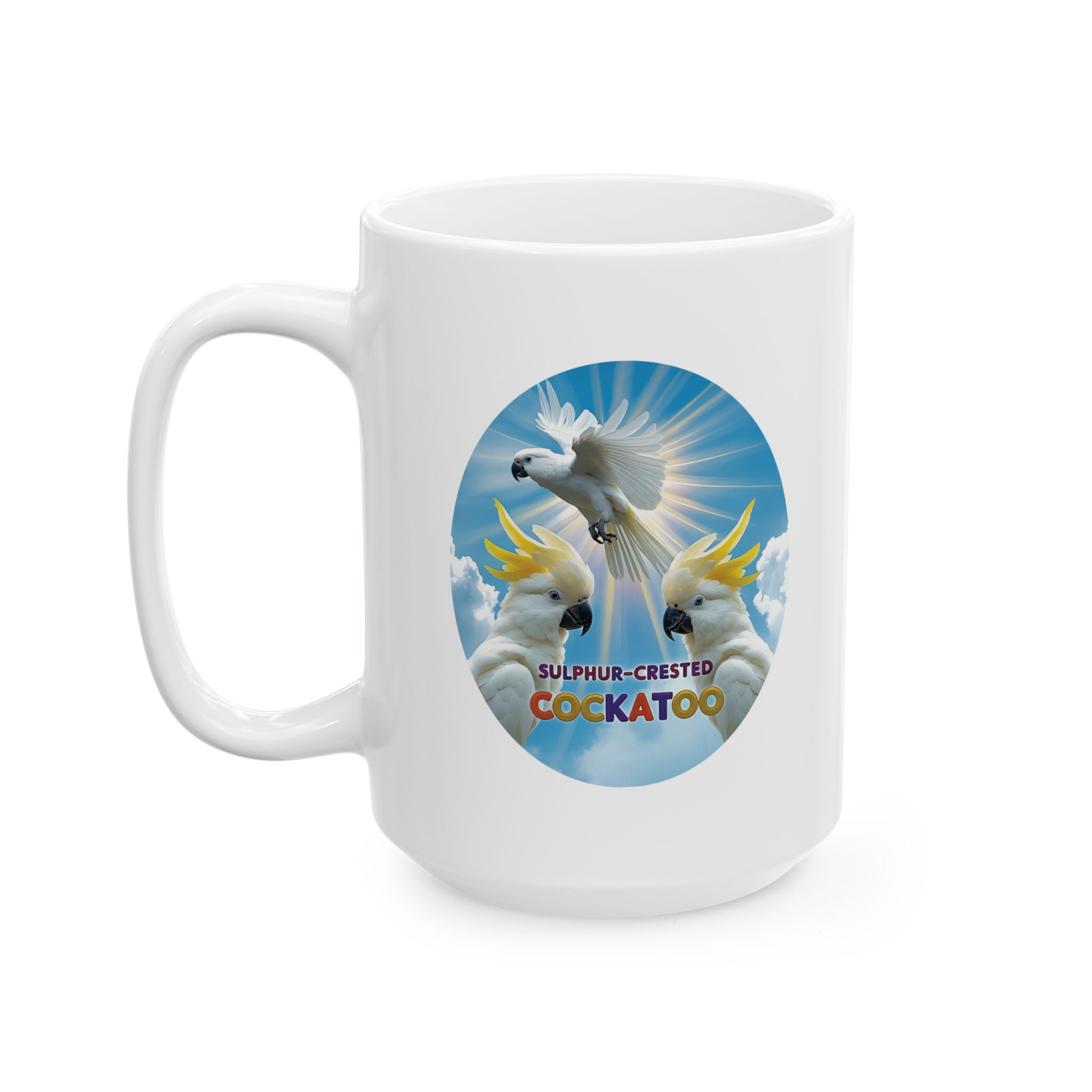 Sulphur-Crested Cockatoo Flying Mug