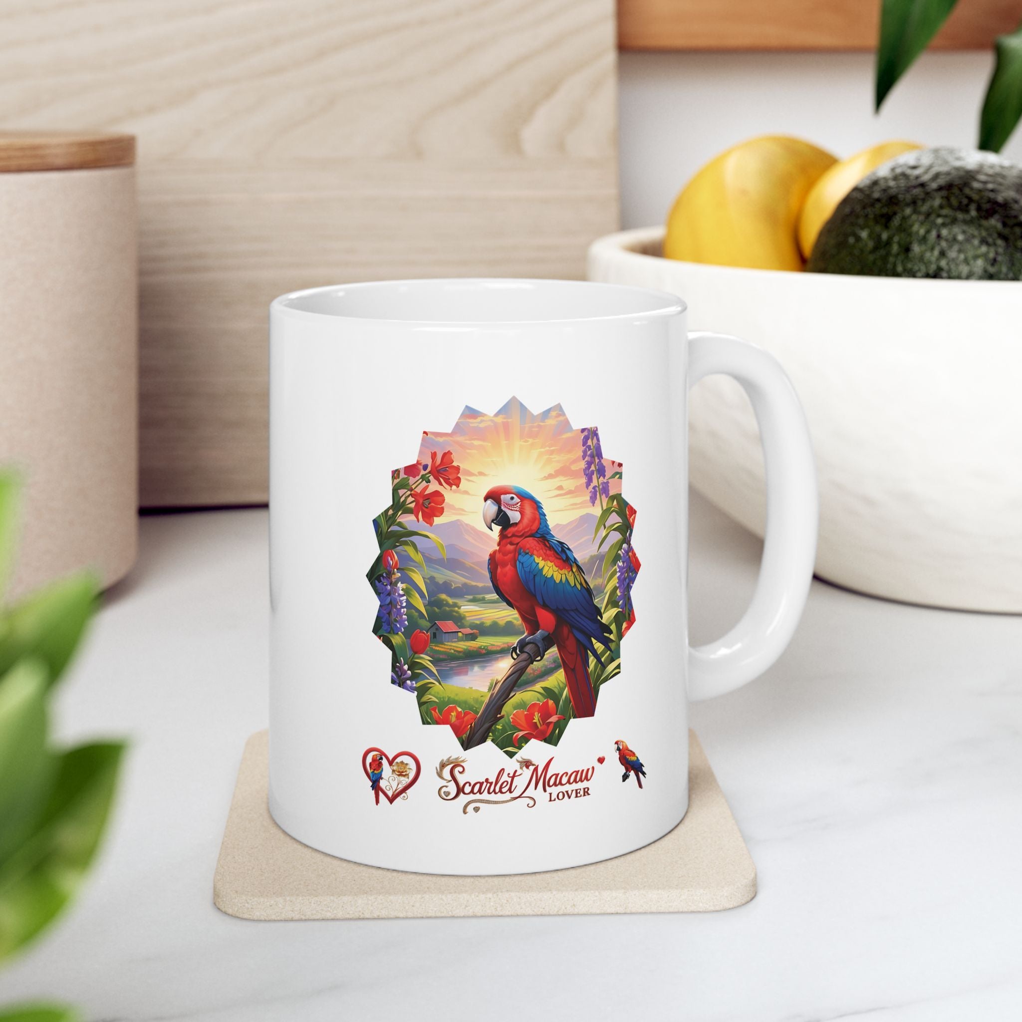 Scarlet Macaw Lover Nature Mug