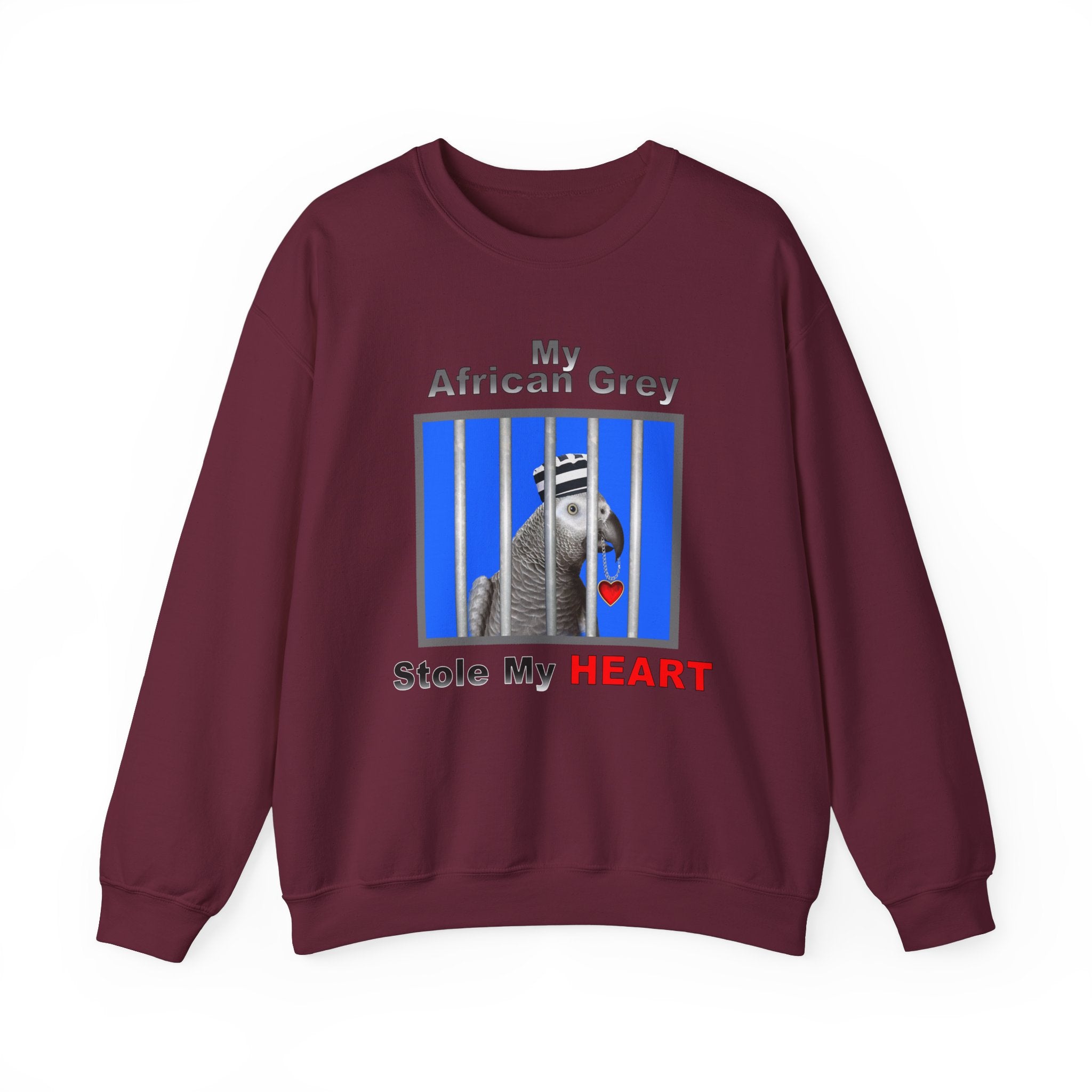 Stole My Heart African Grey Sweatshirt