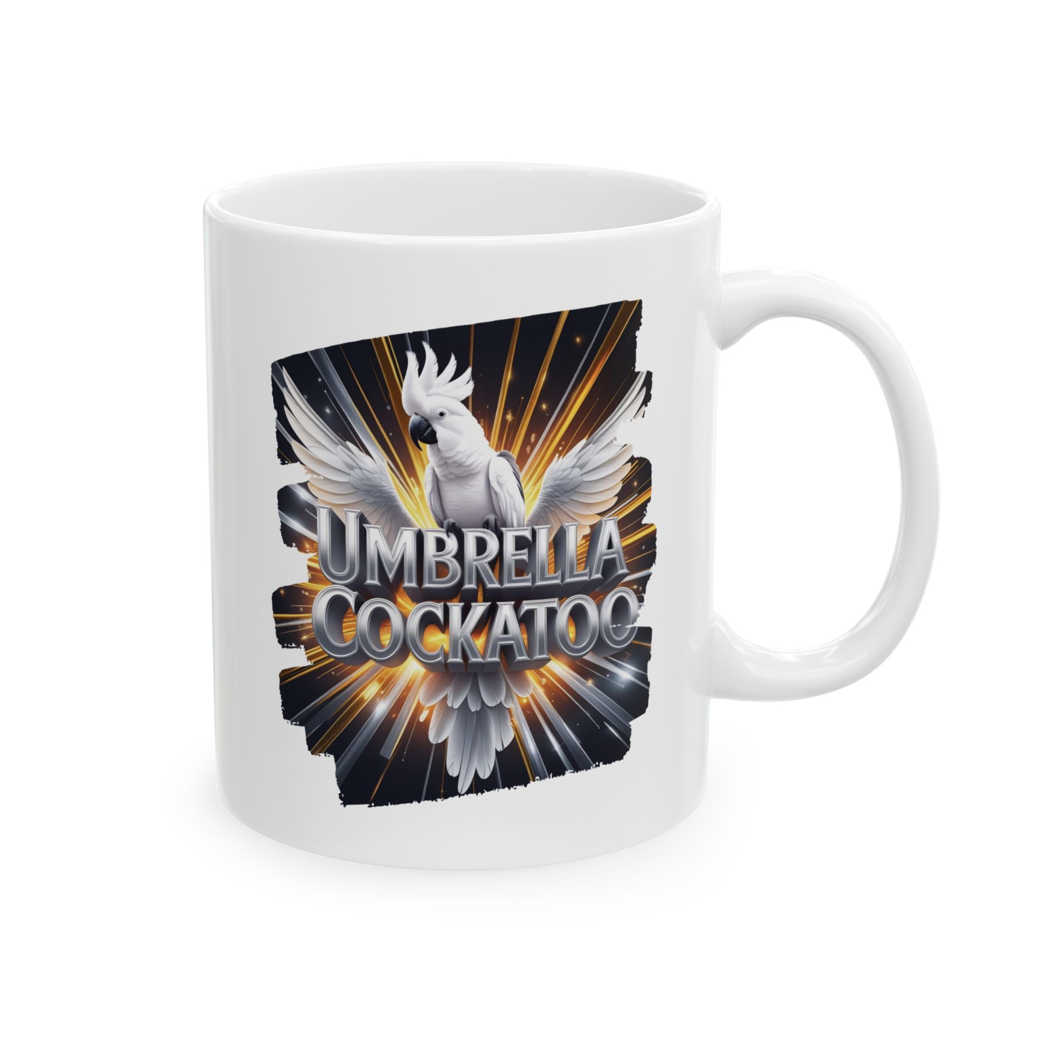 Umbrella Cockatoo Sunburst Mug