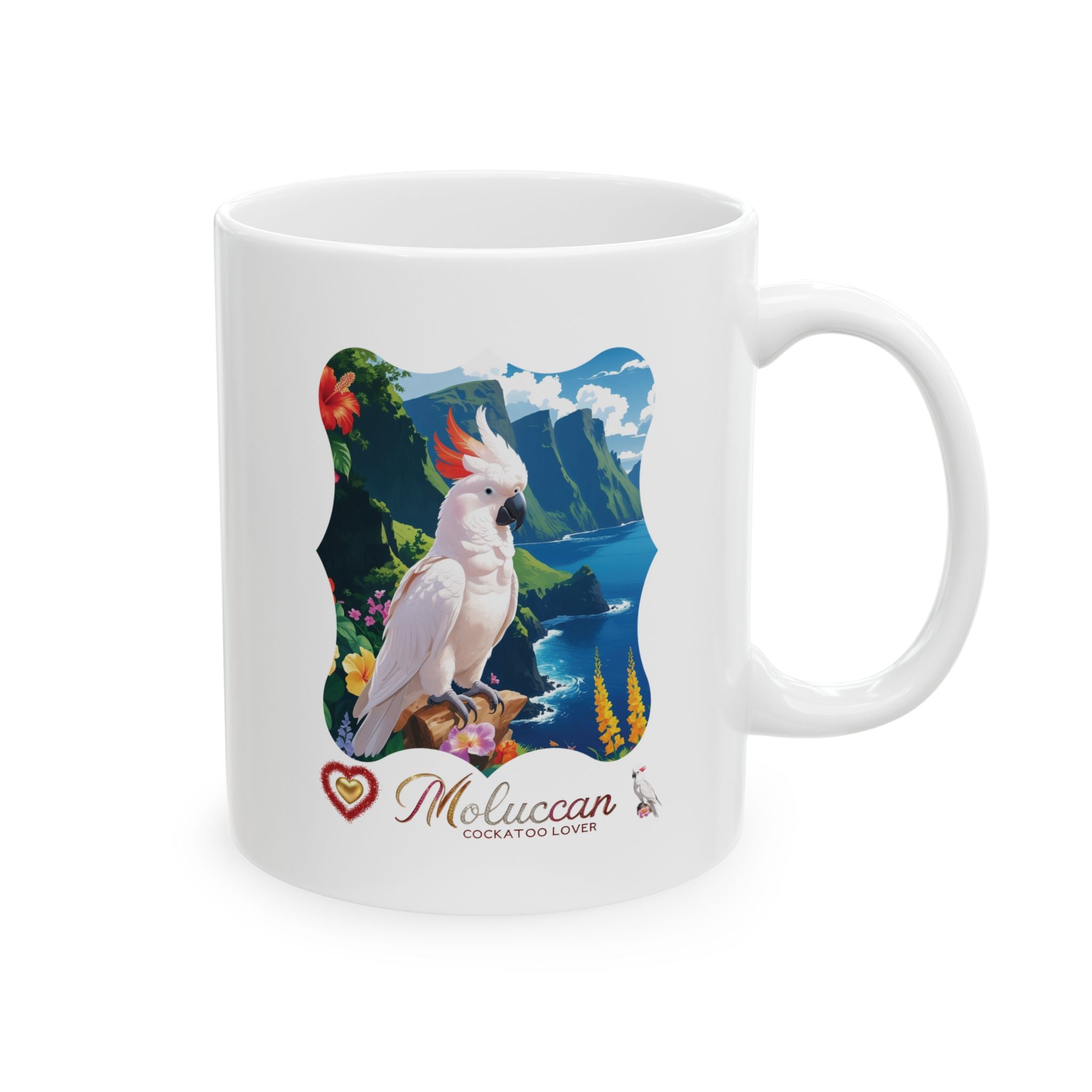 Moluccan Cockatoo Lover Valley Mug