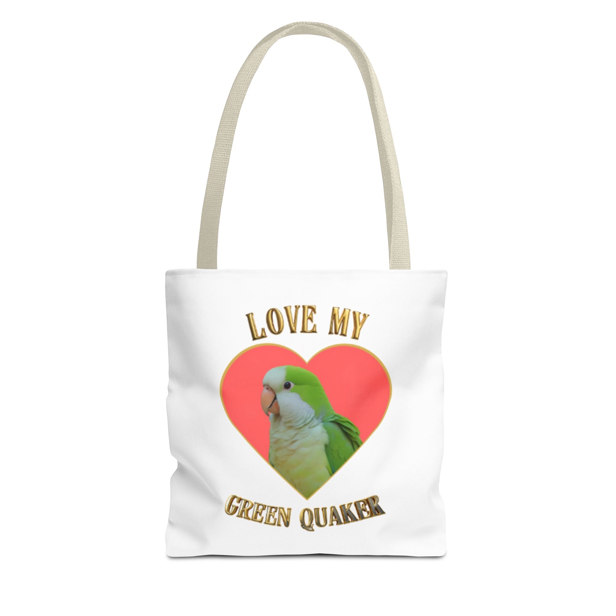 Love My Green Quaker Tote Bag
