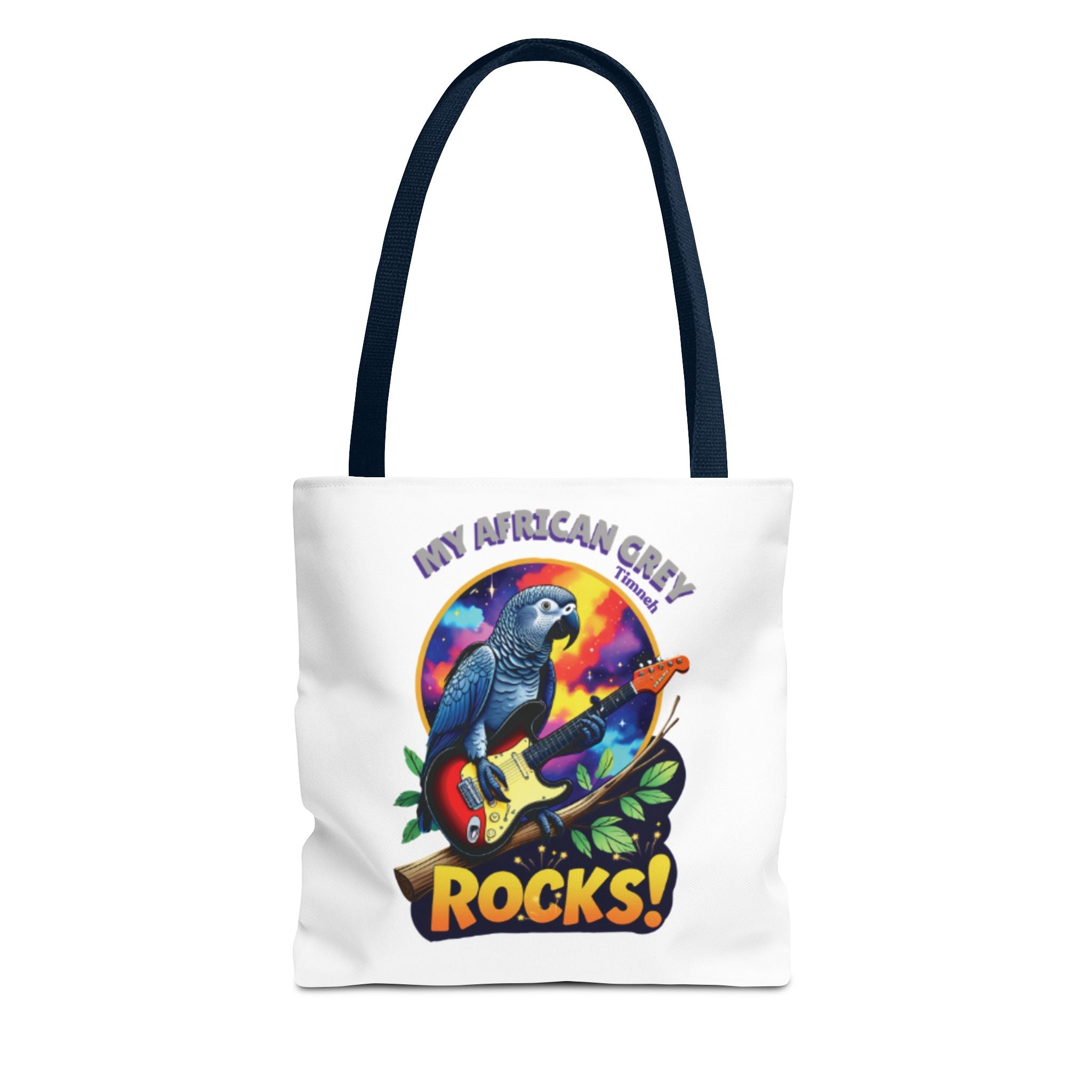 African Grey Timneh Rocks Tote Bag