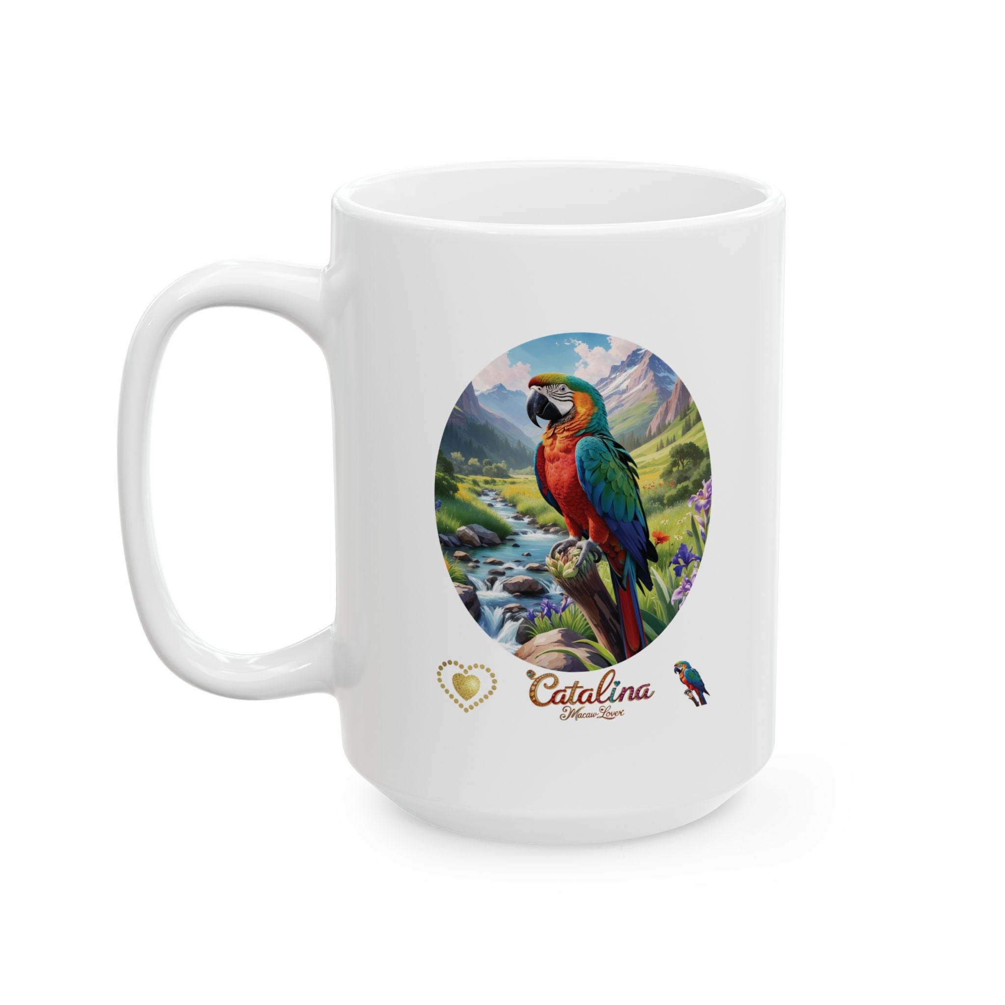 Mountain Catalina Macaw Lover Mug
