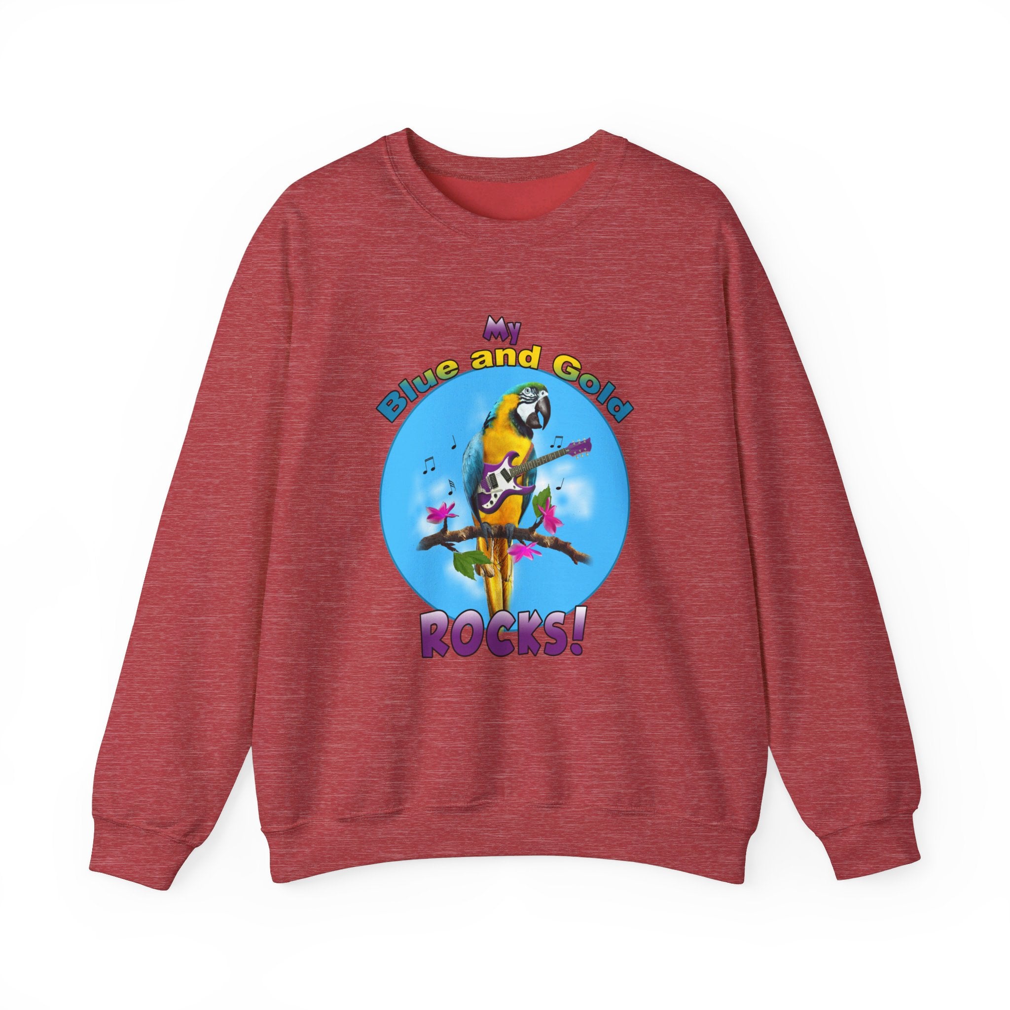 My Blue And Gold Rocks Guitar Sweatshirt
