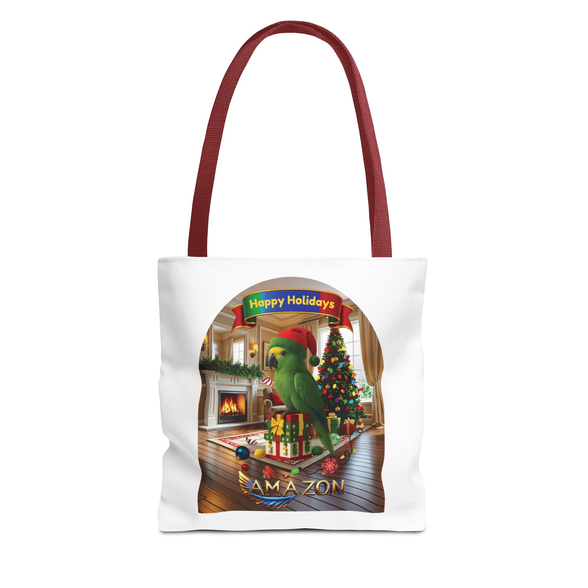 Happy Holidays Amazon Tote Bag