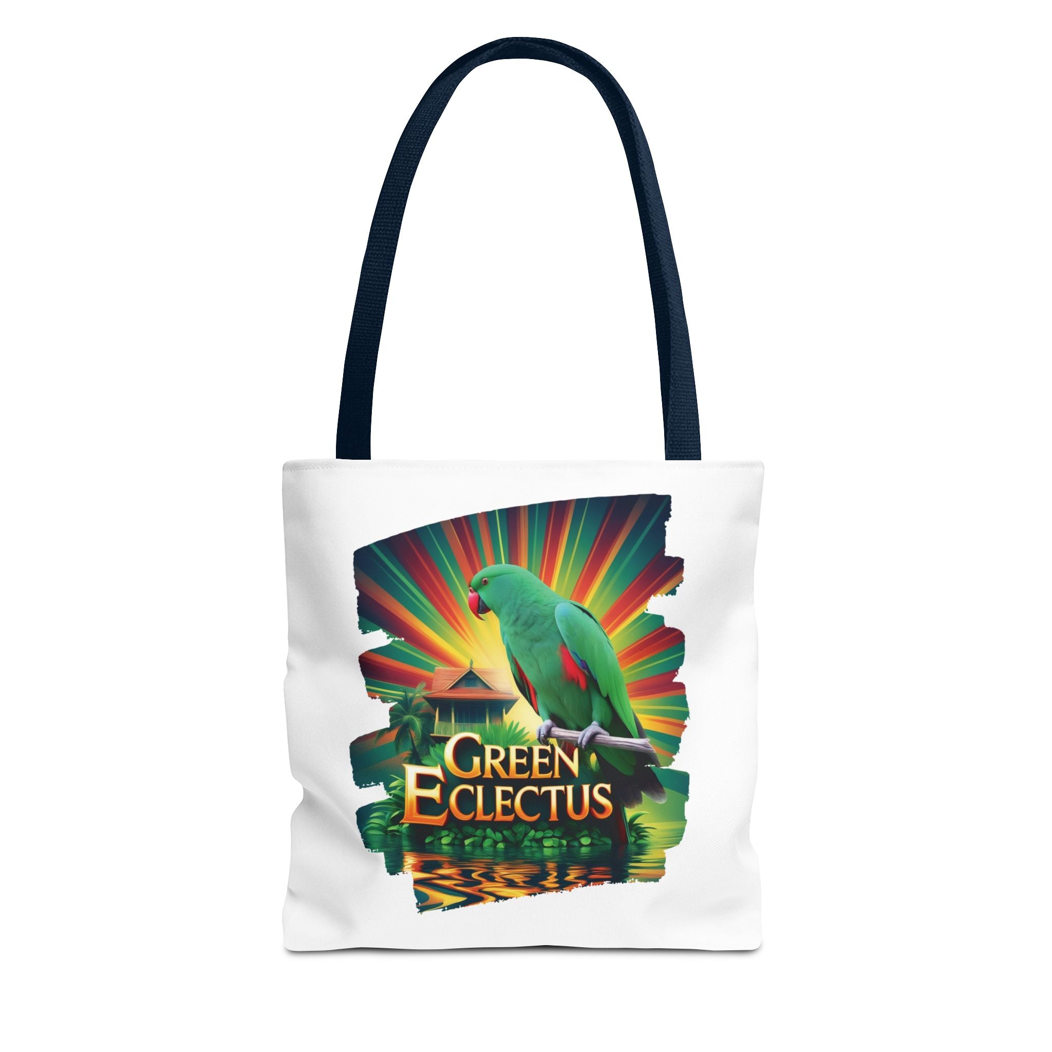 Green Eclectus Tote Bag