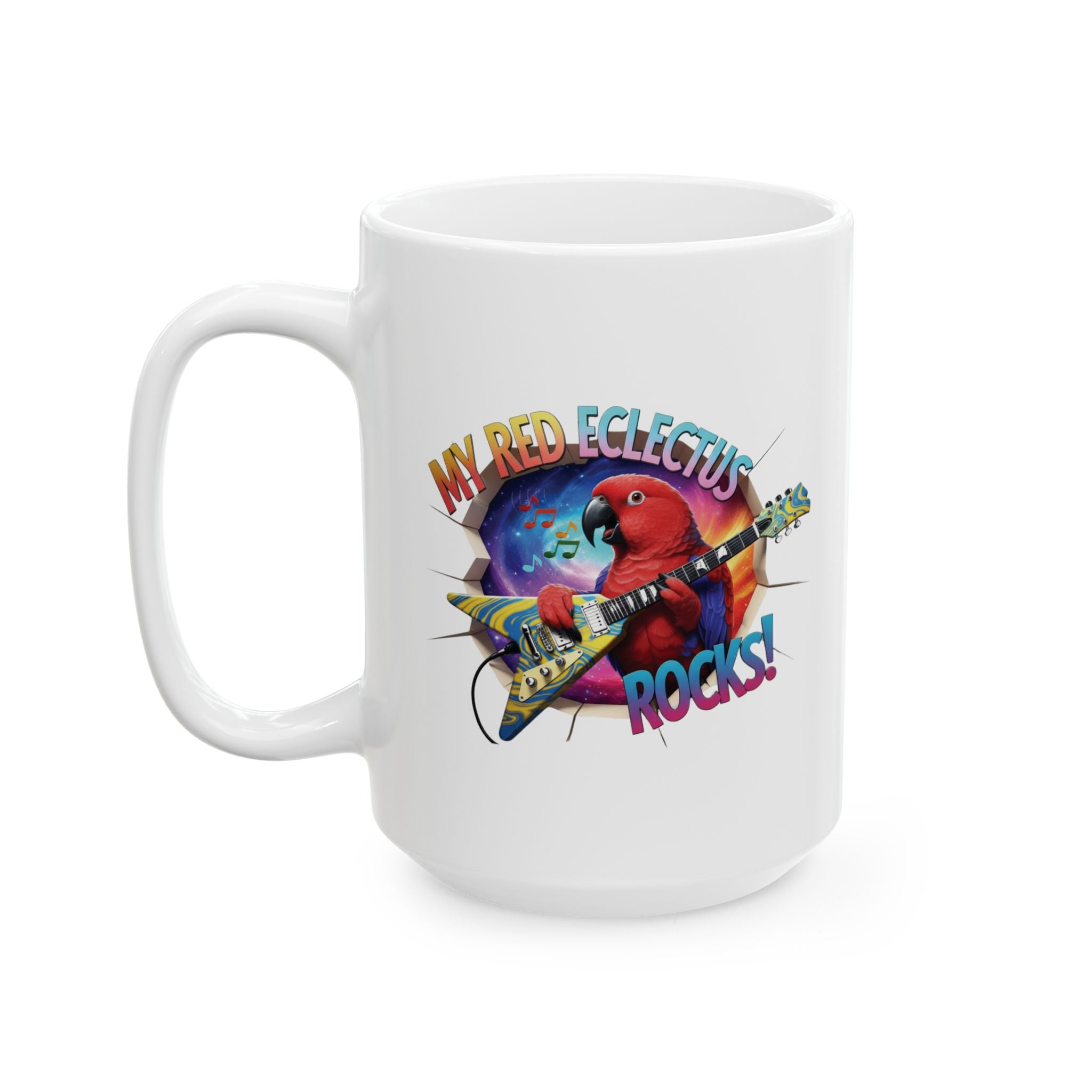 Red Eclectus Rocks Mug