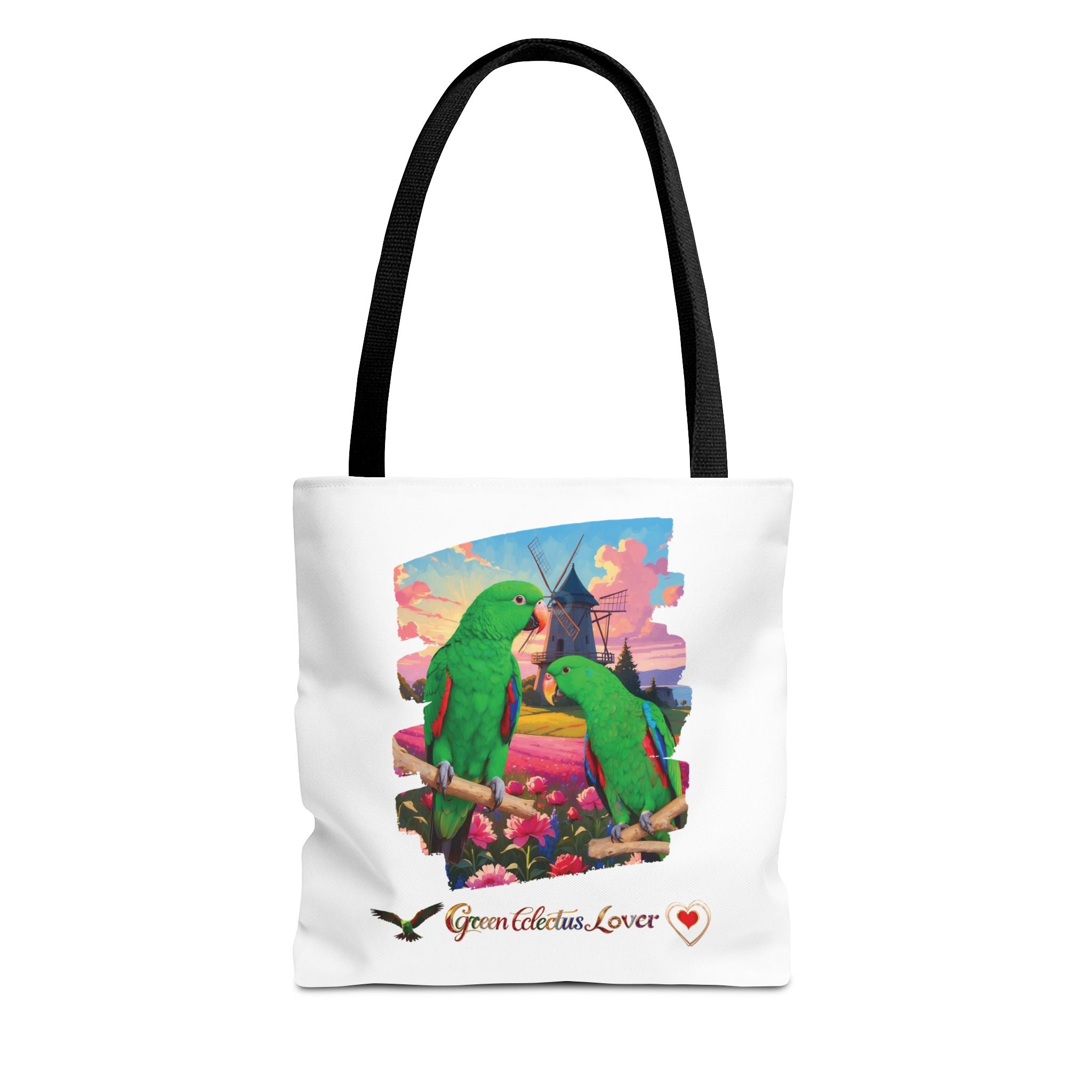 Green Eclectus Tote Bag