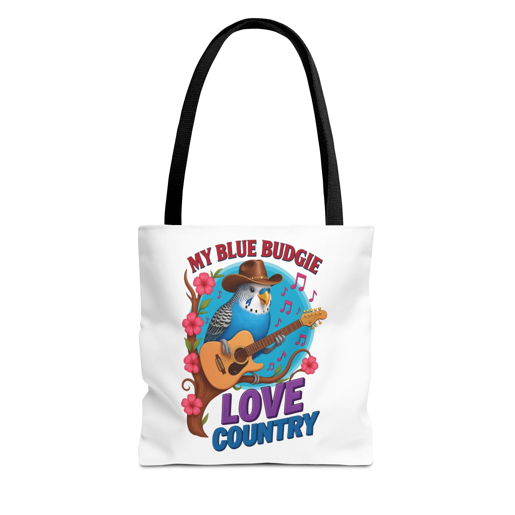 My Blue Budgie Loves Country Tote Bag