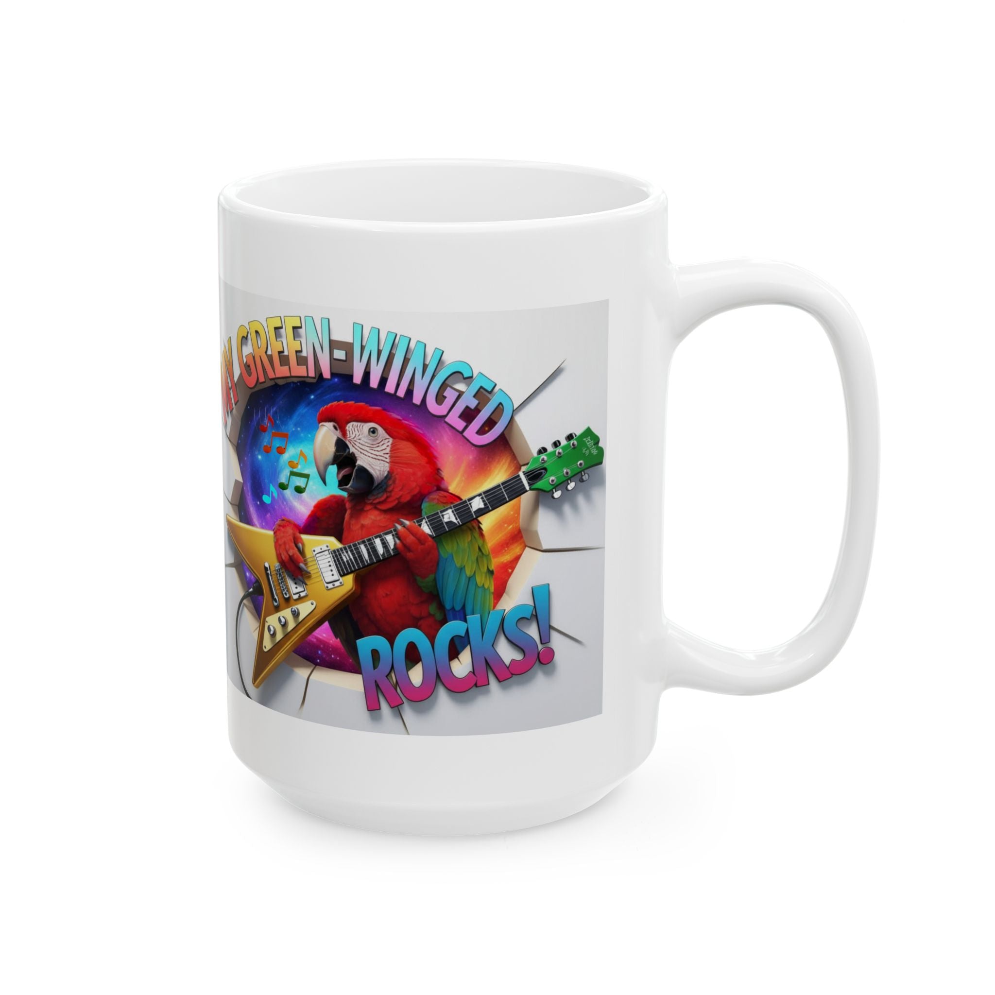 My Green Winged Rocks Mug