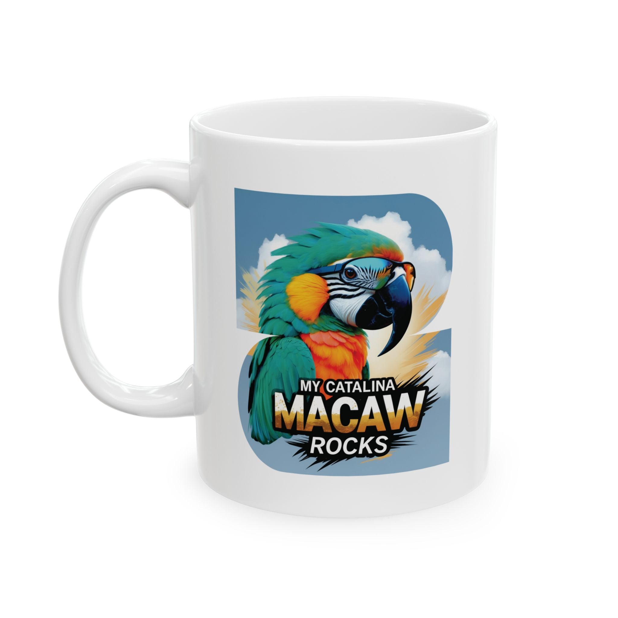 My Catalina Macaw Rocks Mug
