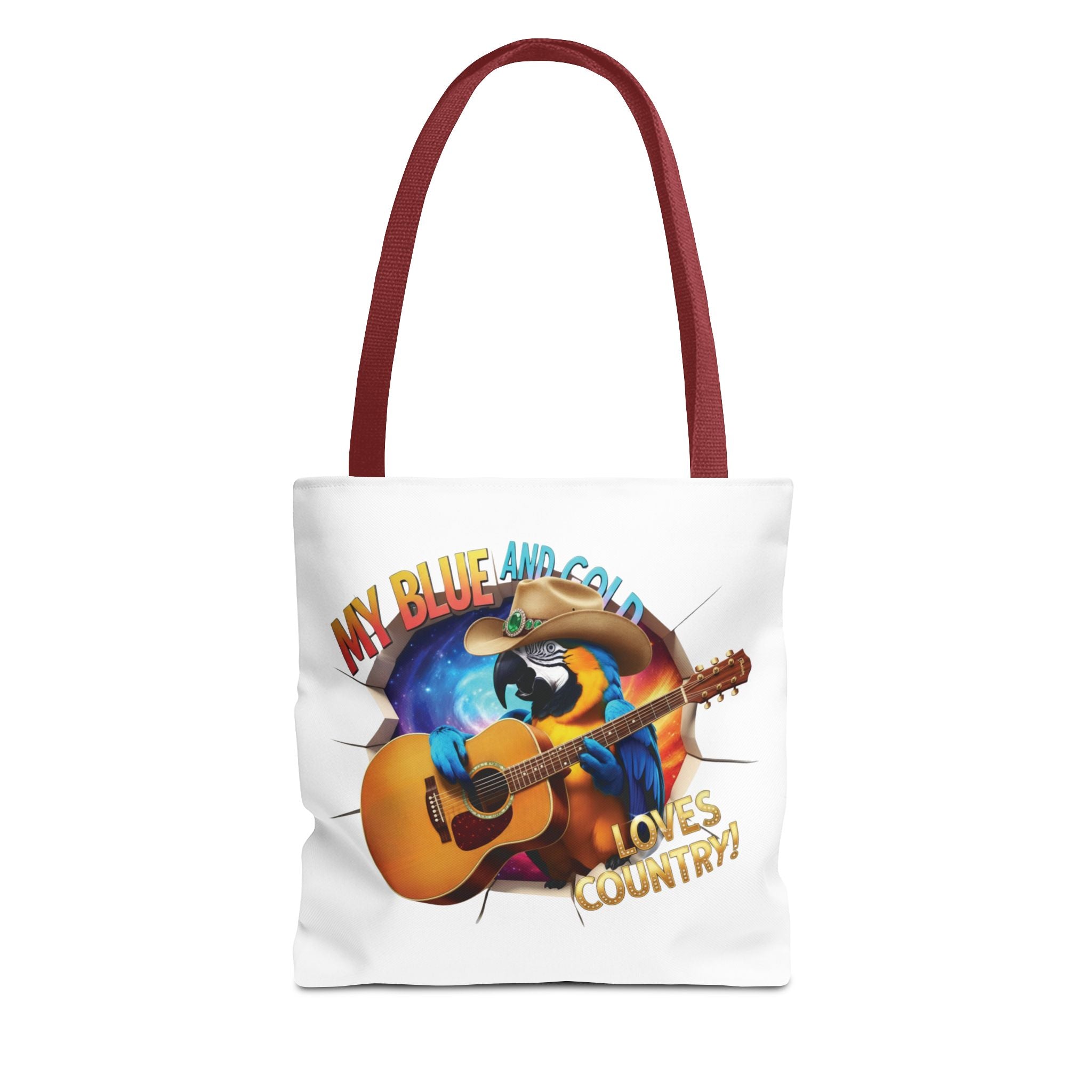 Blue And Gold Loves Country Tote Bag