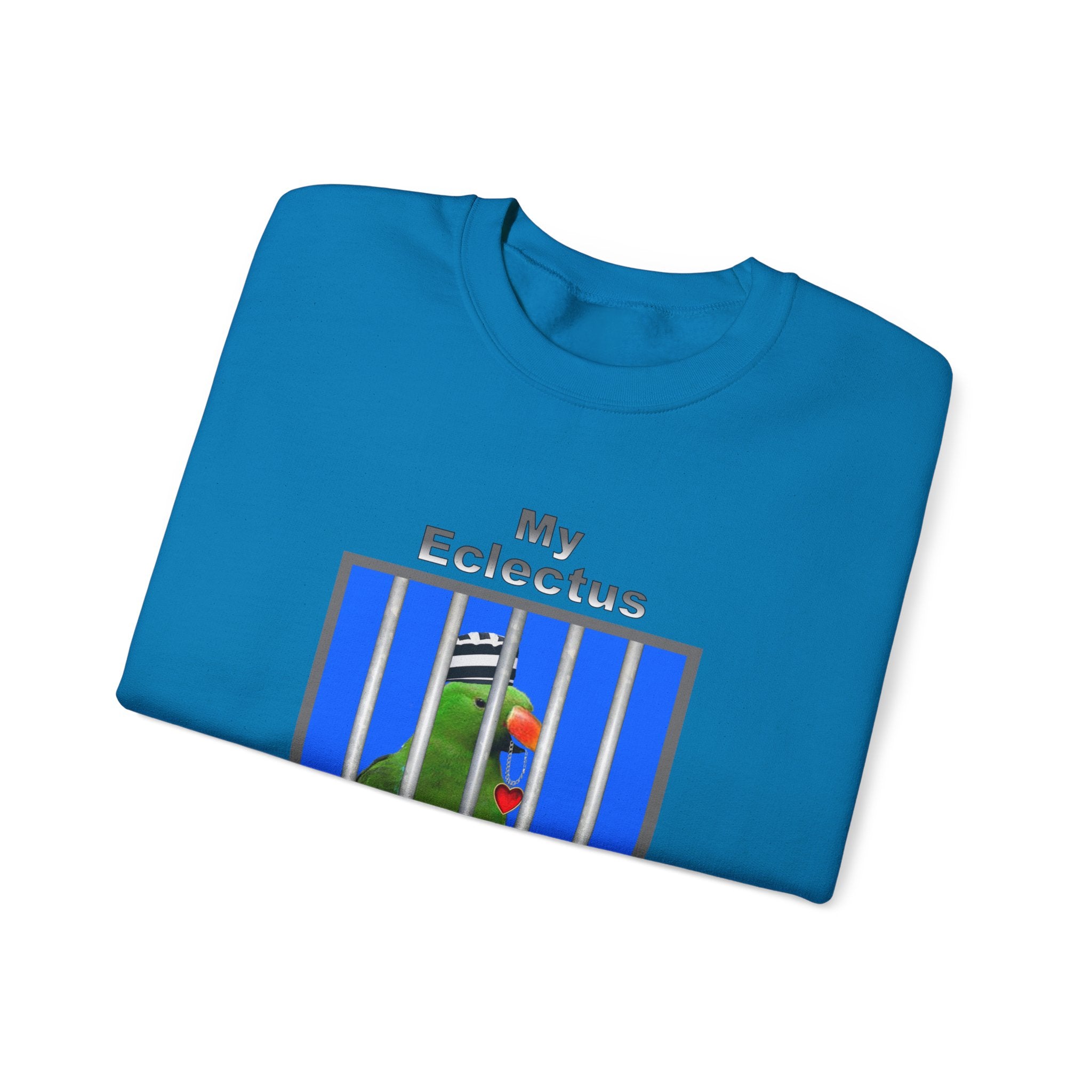 My Green Electus Stole My Heart Sweatshirt