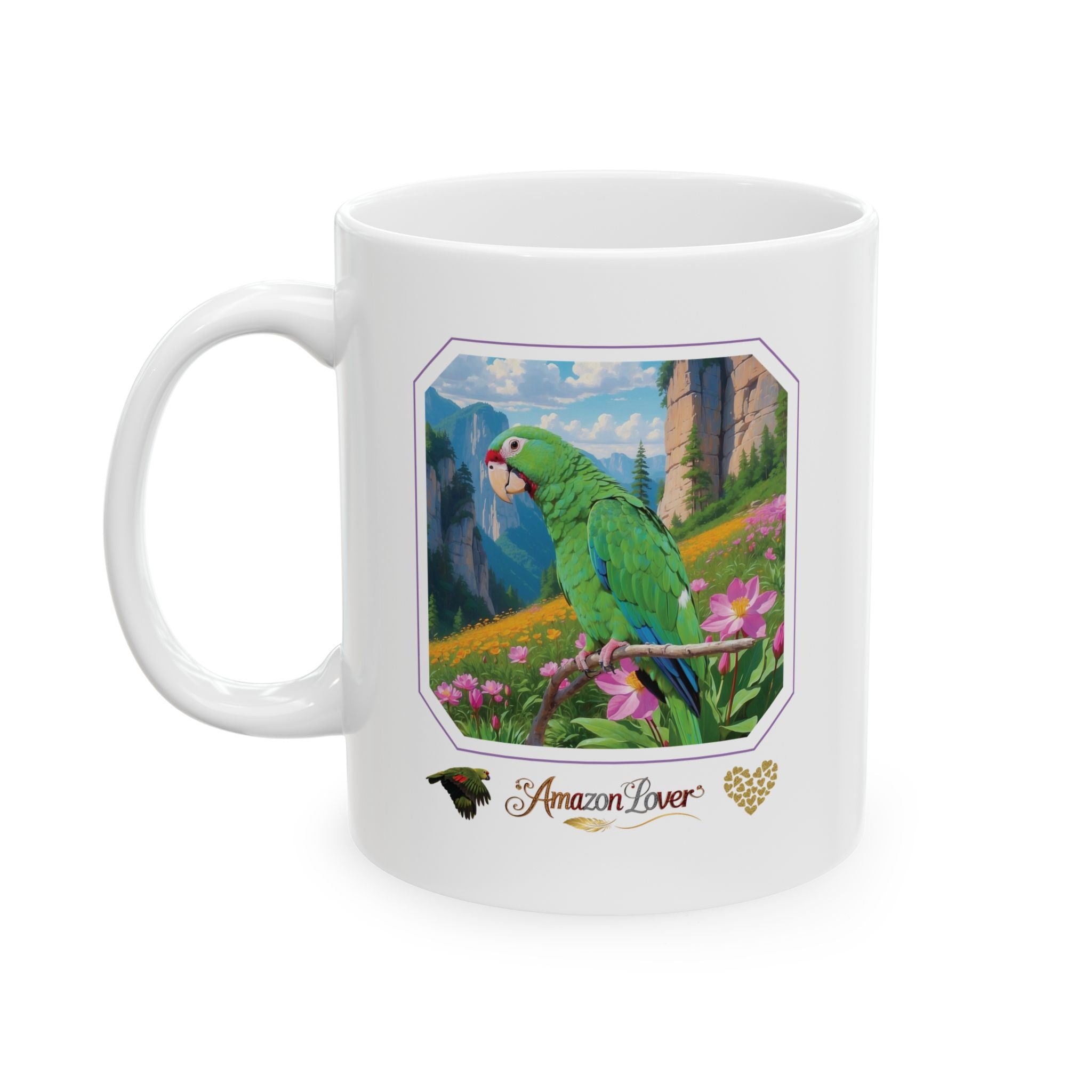 Amazon Lover Floral Scenic Mug