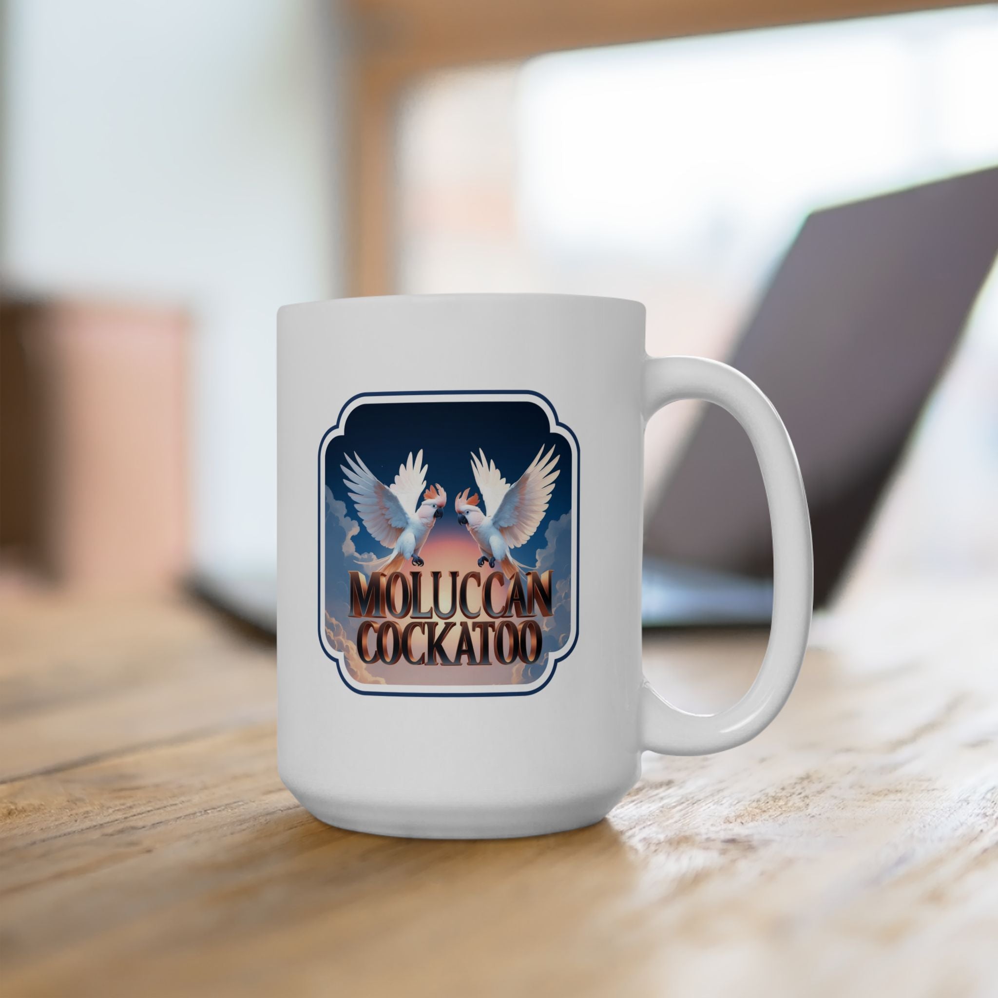 Moluccan Cockatoo Flying Mug
