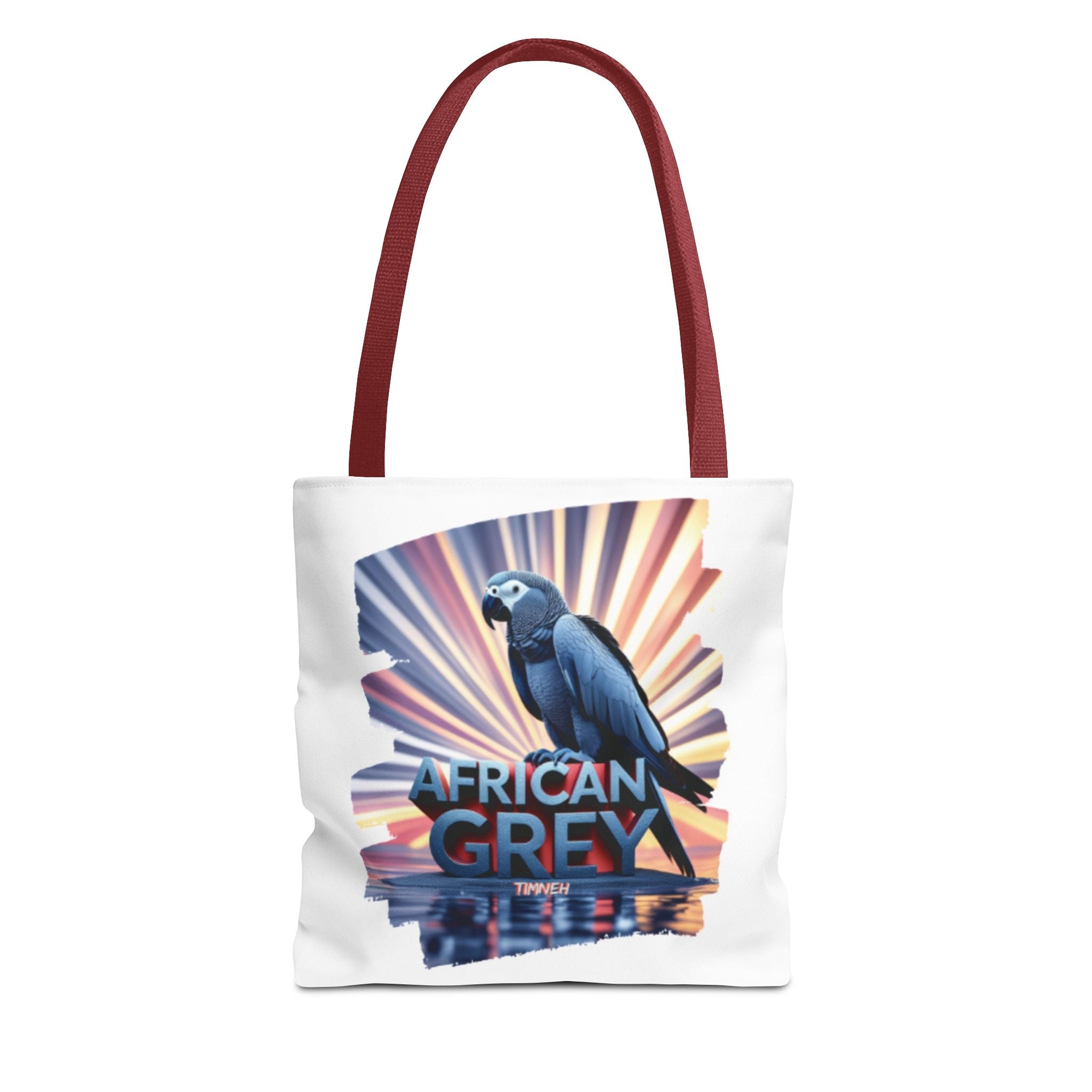 Rainbow African Grey Timneh Tote Bag