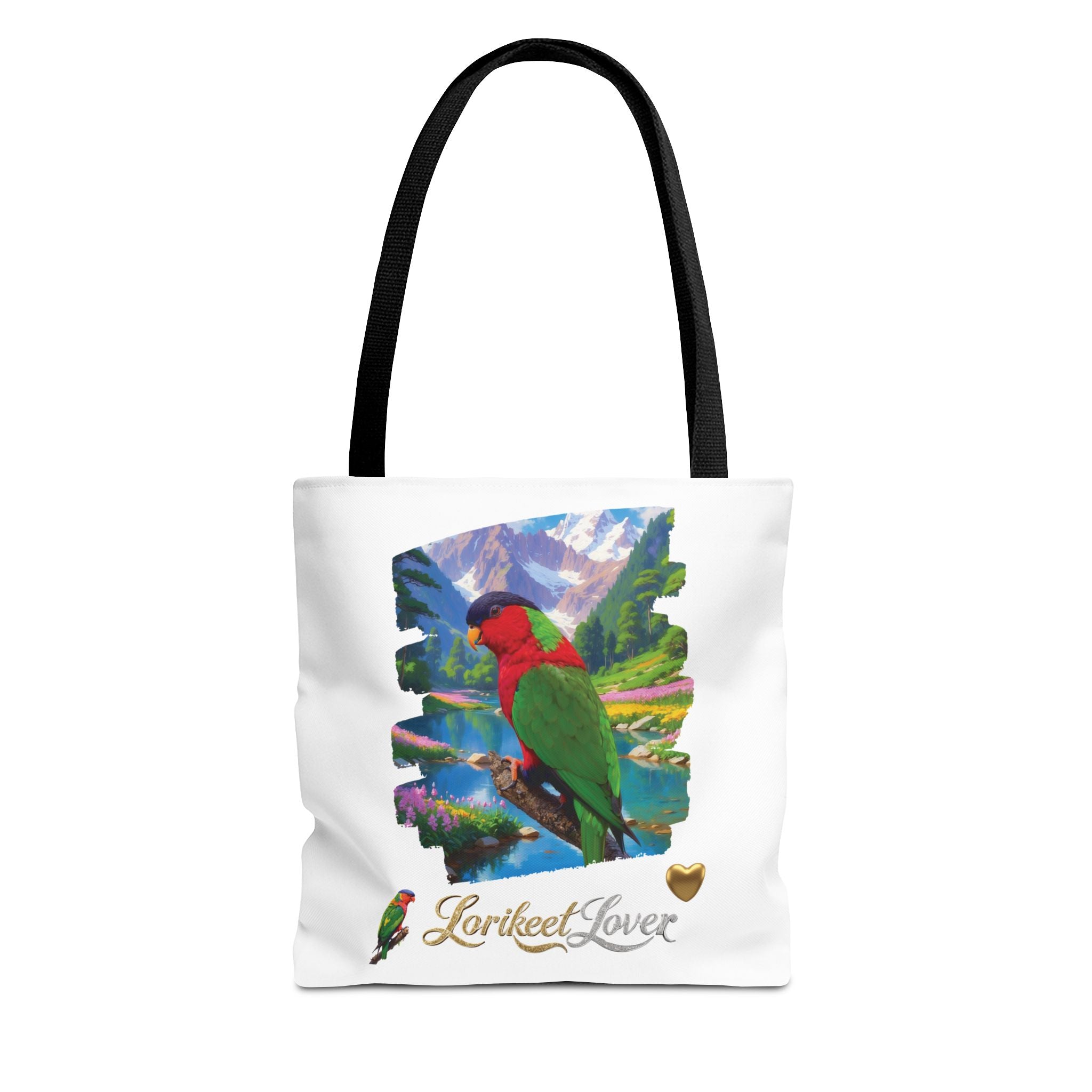 Red Green Lorikeet Lover Tote Bag
