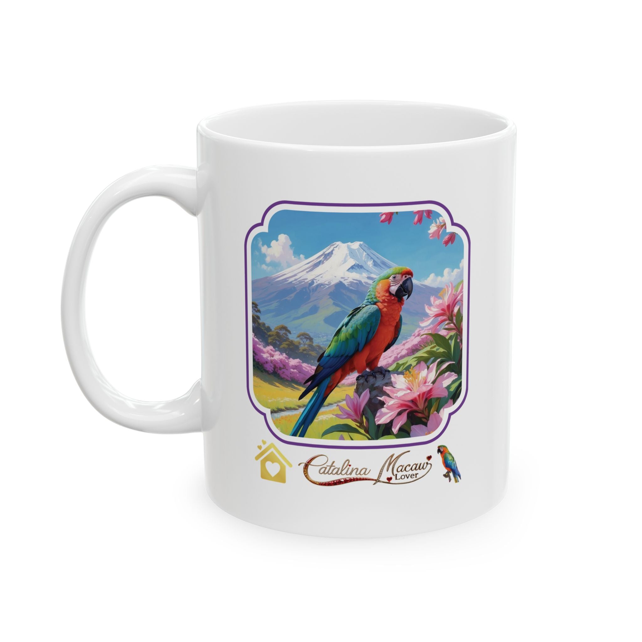 Mountain Catalina Macaw Lover Mug