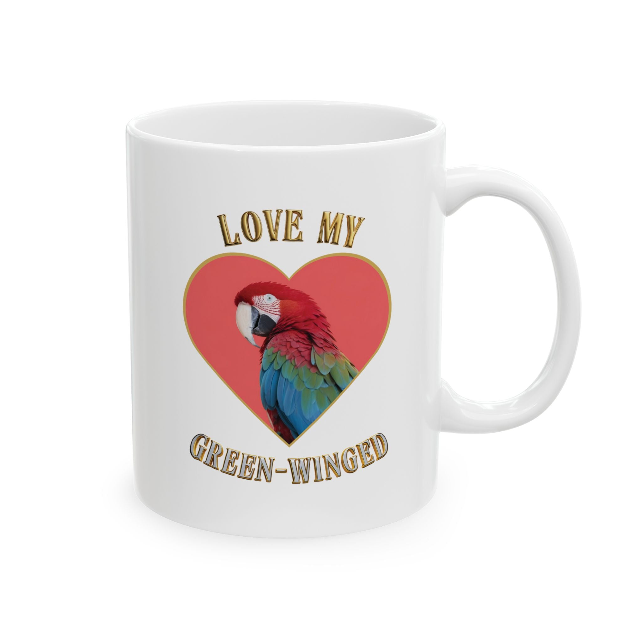 Love My Green-Winged Macaw Mug