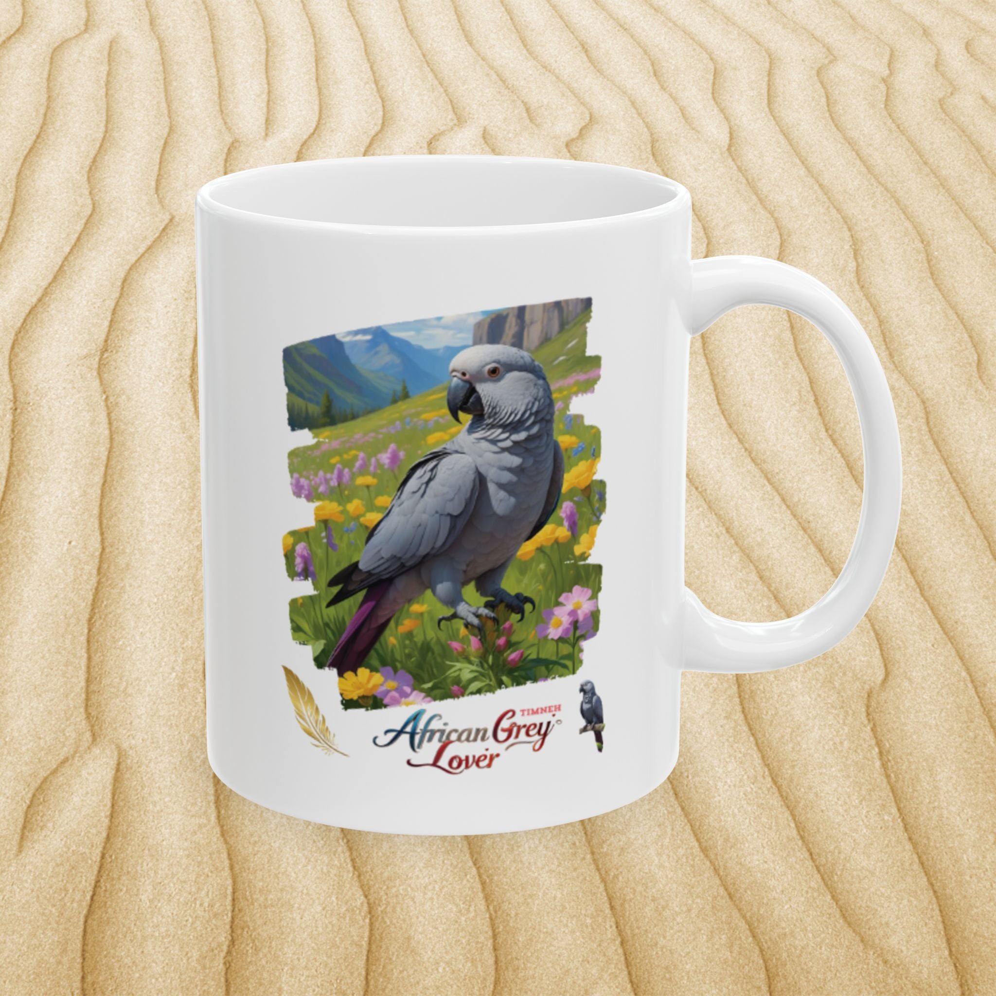 African Grey Timneh Lover Mug