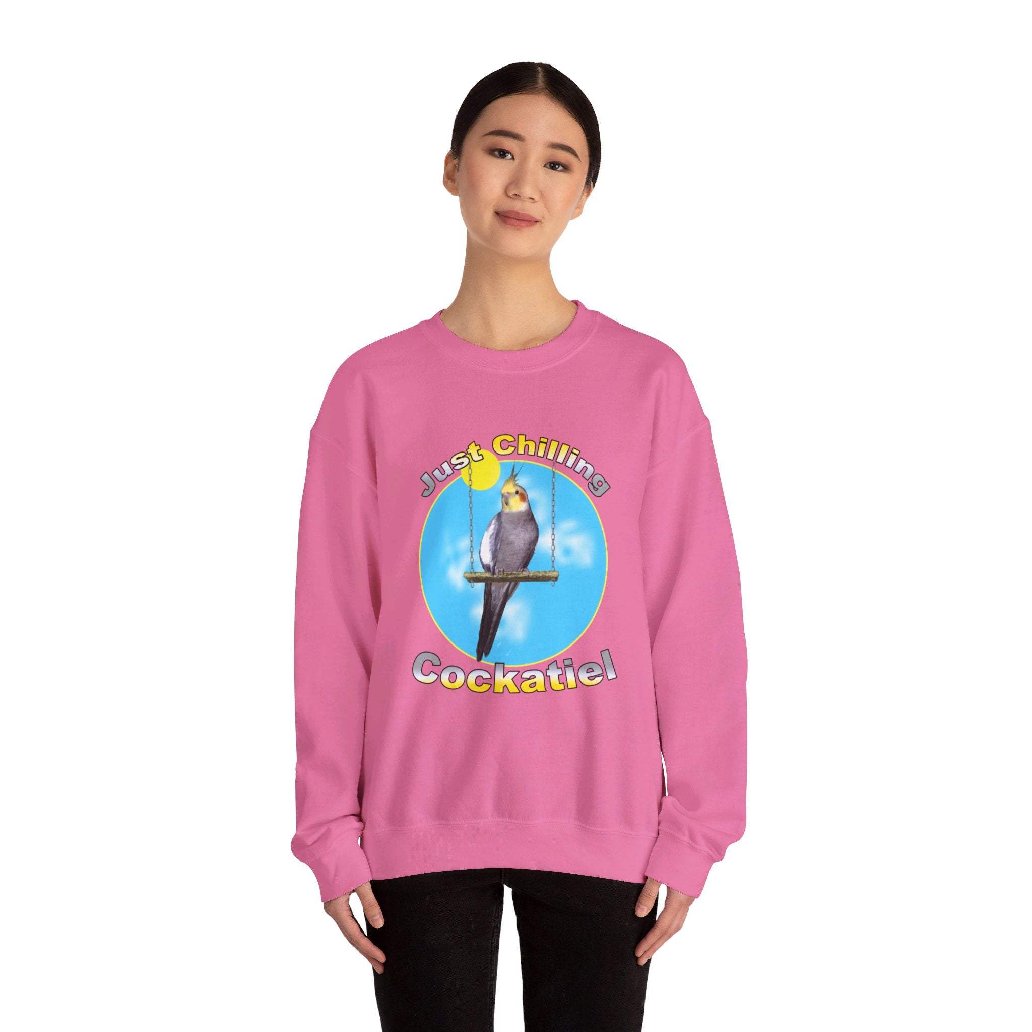 Just Chilling Swing Cockatiel Sweatshirt