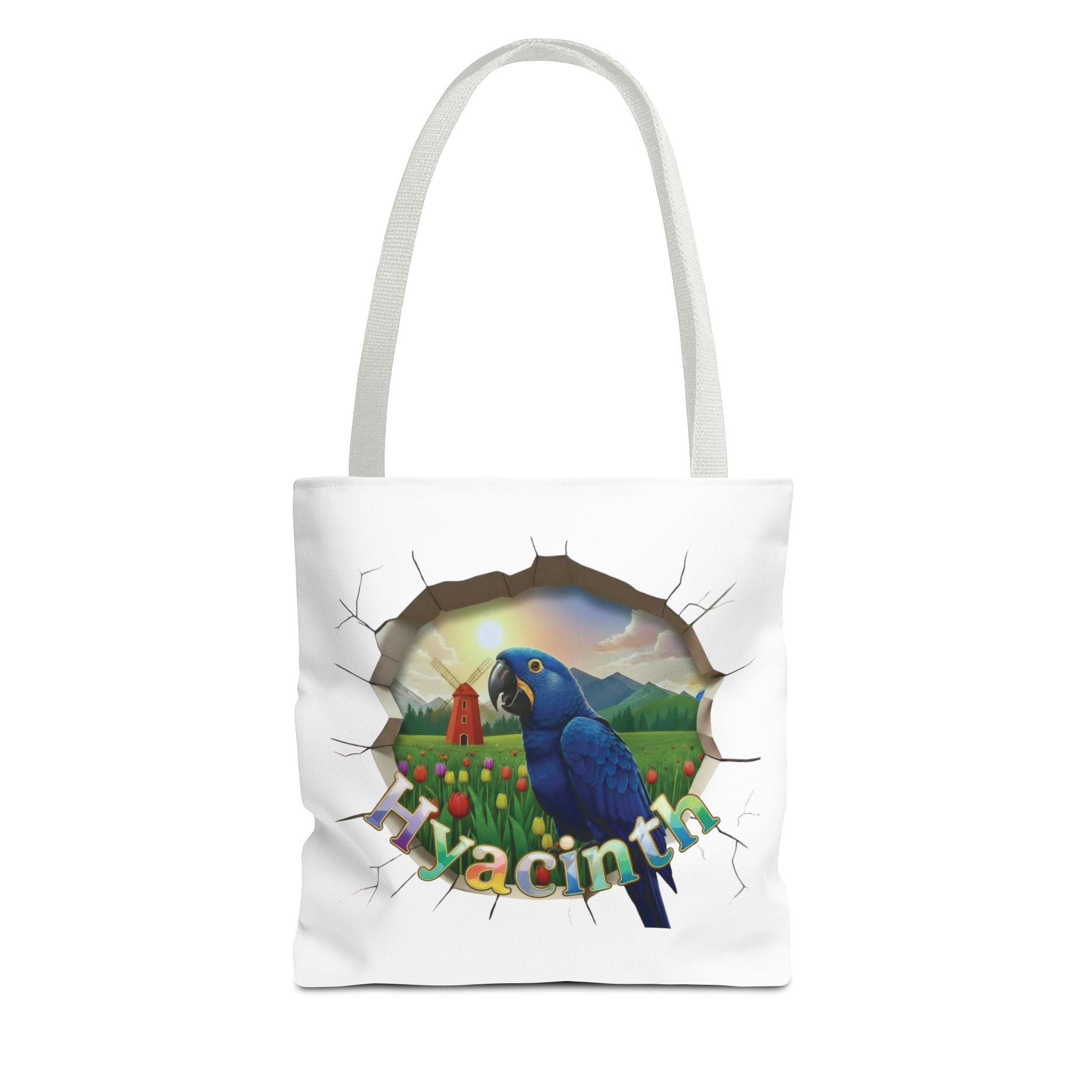 Hyacinth Parrot Art Tote Bag