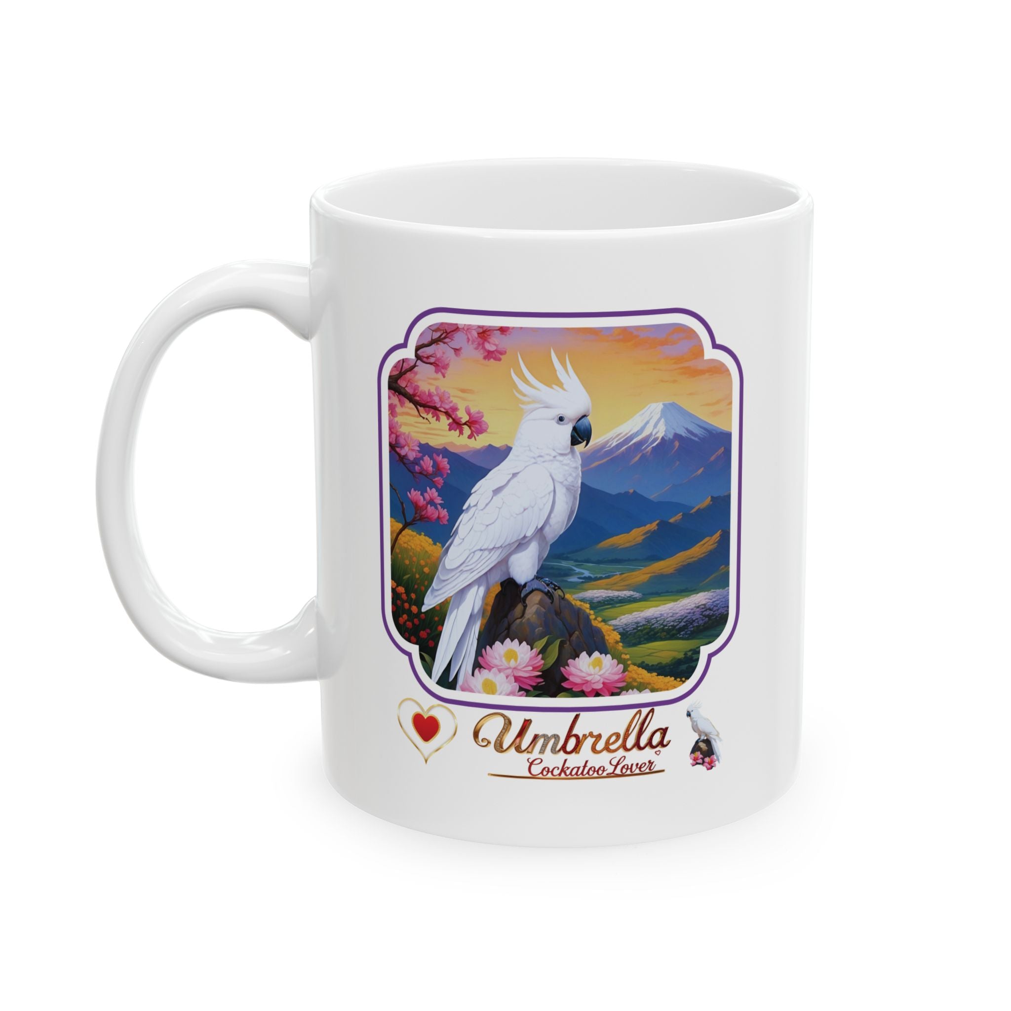 Mountain Umbrella Cockatoo Lover Mug