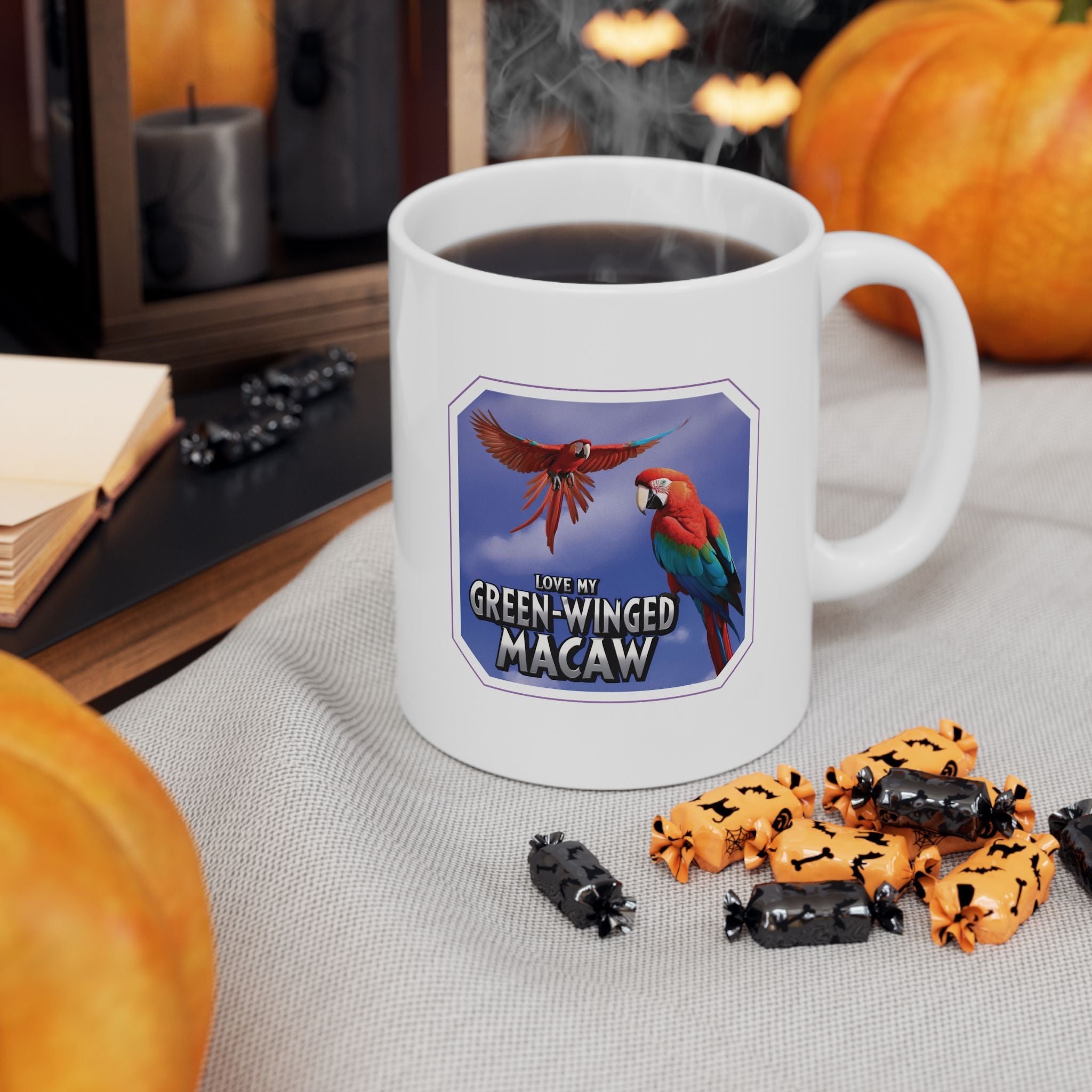 Love My Green-Winged Macaw Mug