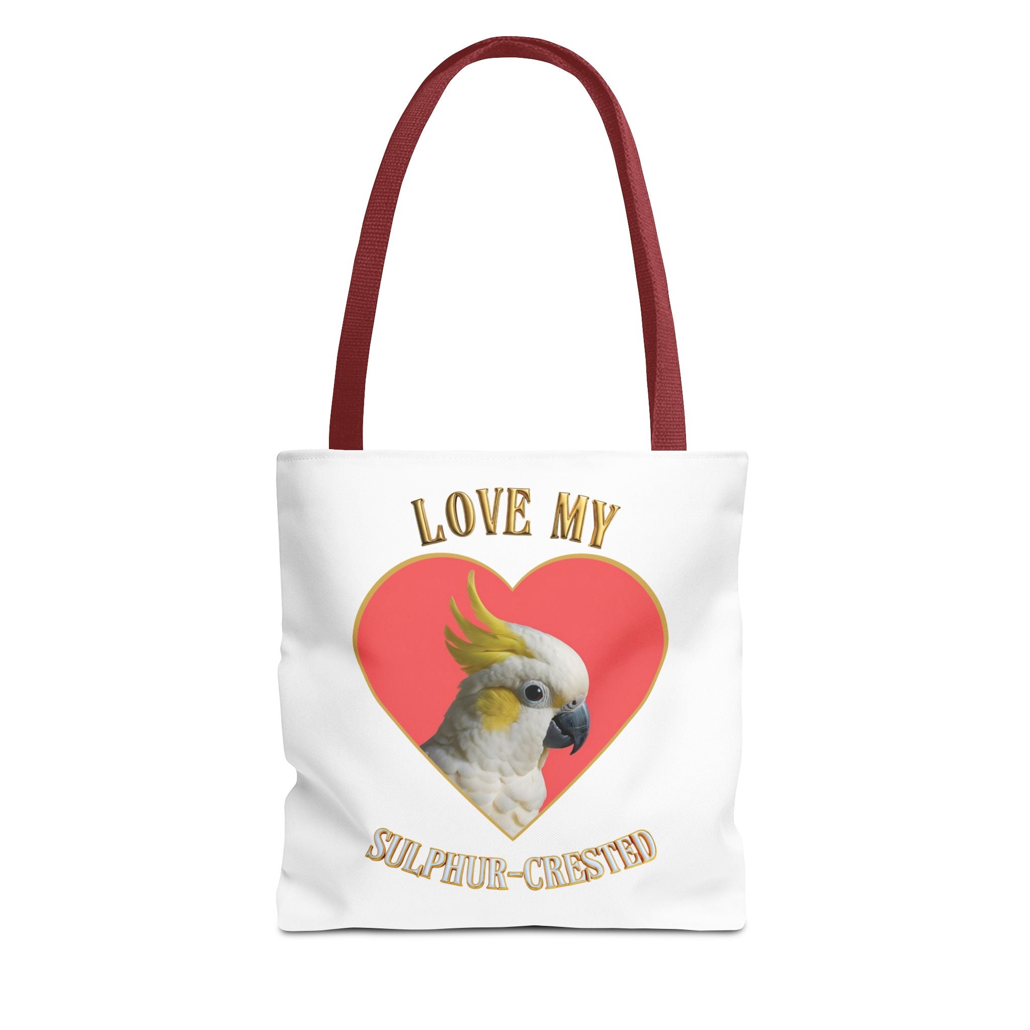 Love My Sulphur-Crested Heart Tote Bag