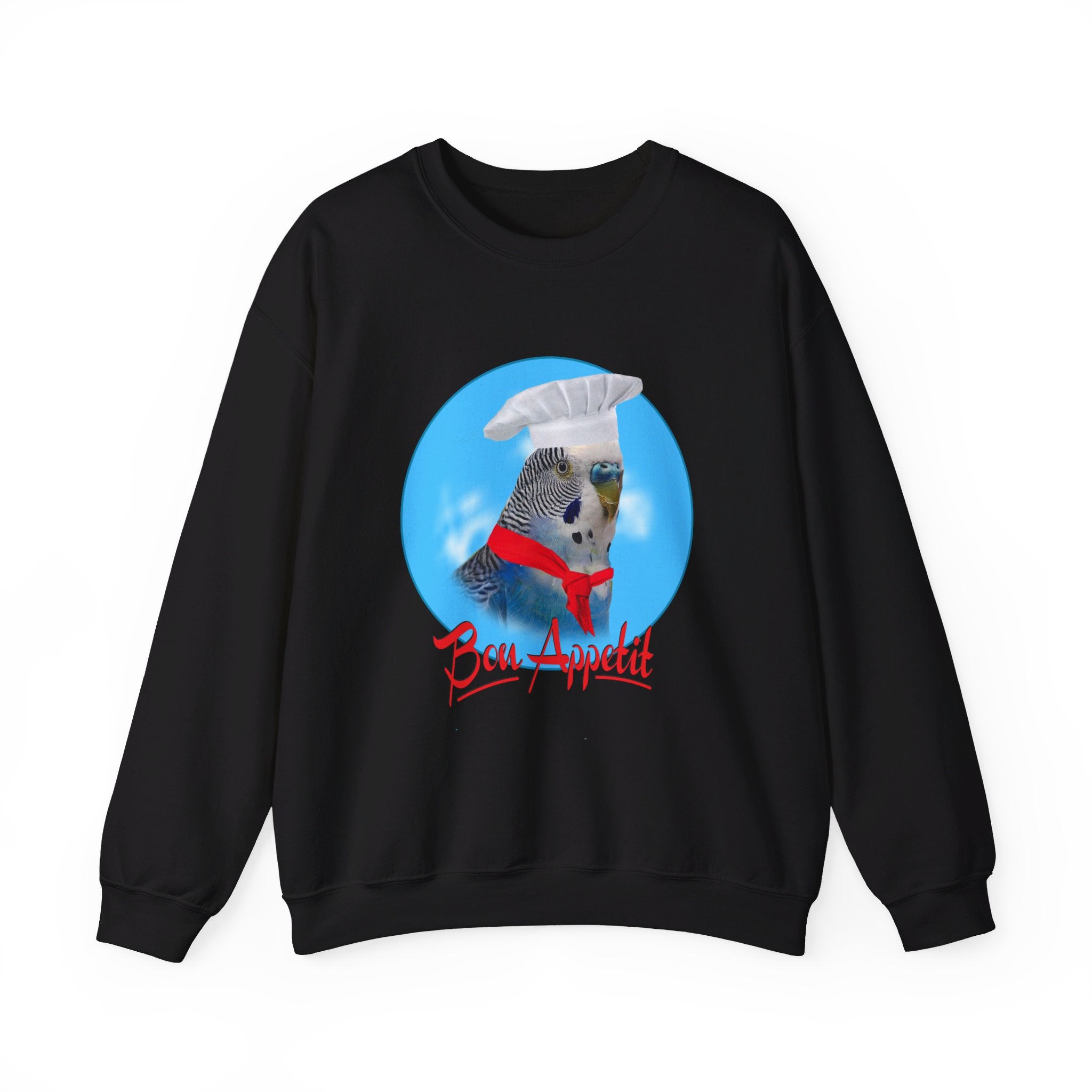 Bon Appetit Blue Budgie Sweatshirt