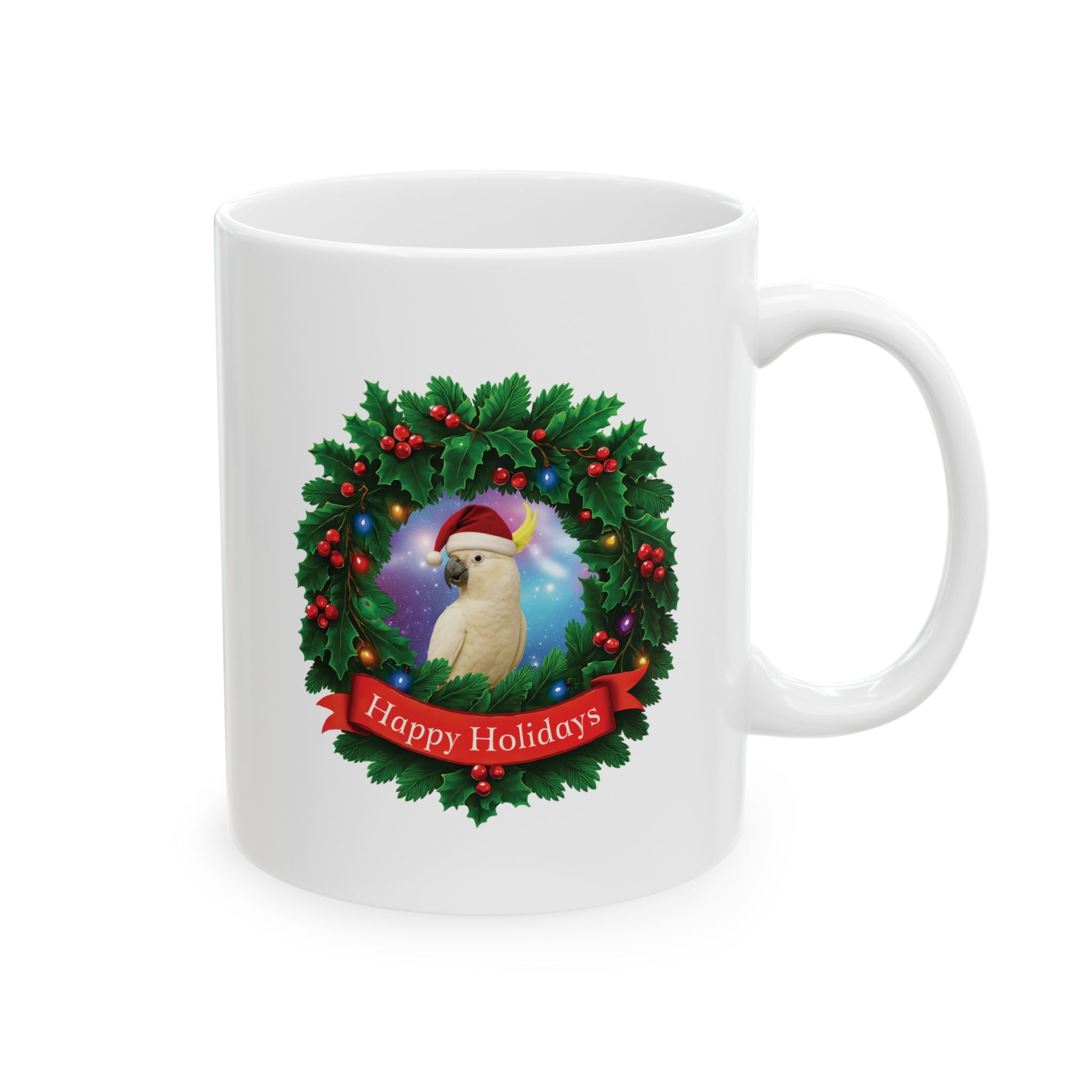 Happy Holidays Sulphur-Crested Mug
