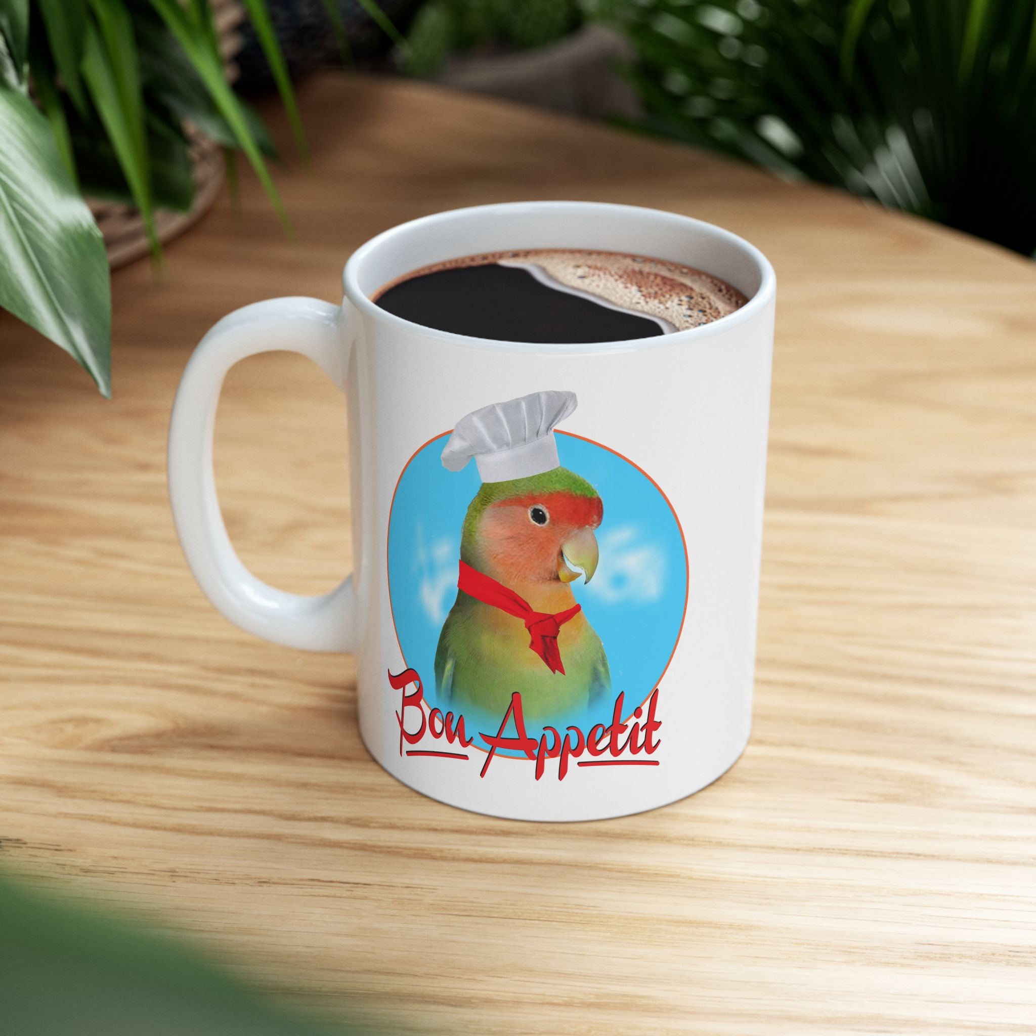 Bon Appetit Lovebird Mug