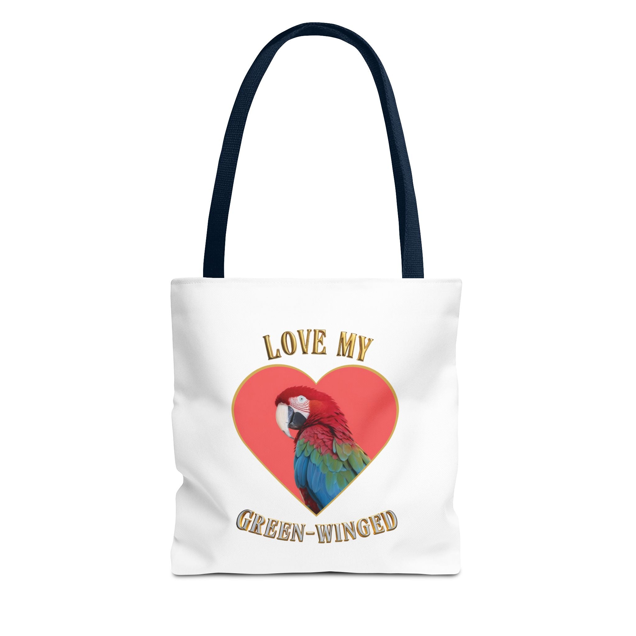 Love My Green Winged Macaw Tote Bag