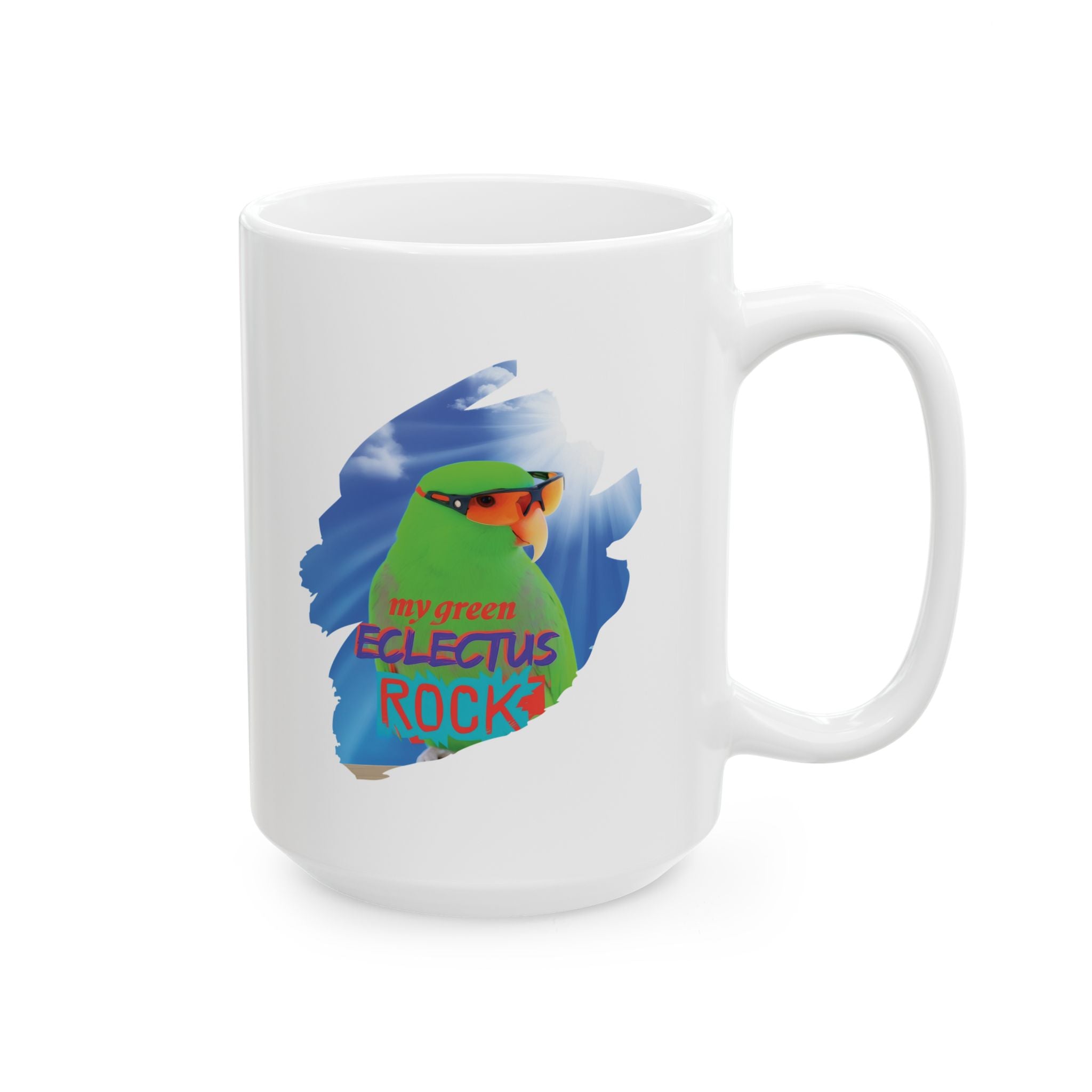 Green Eclectus Mug