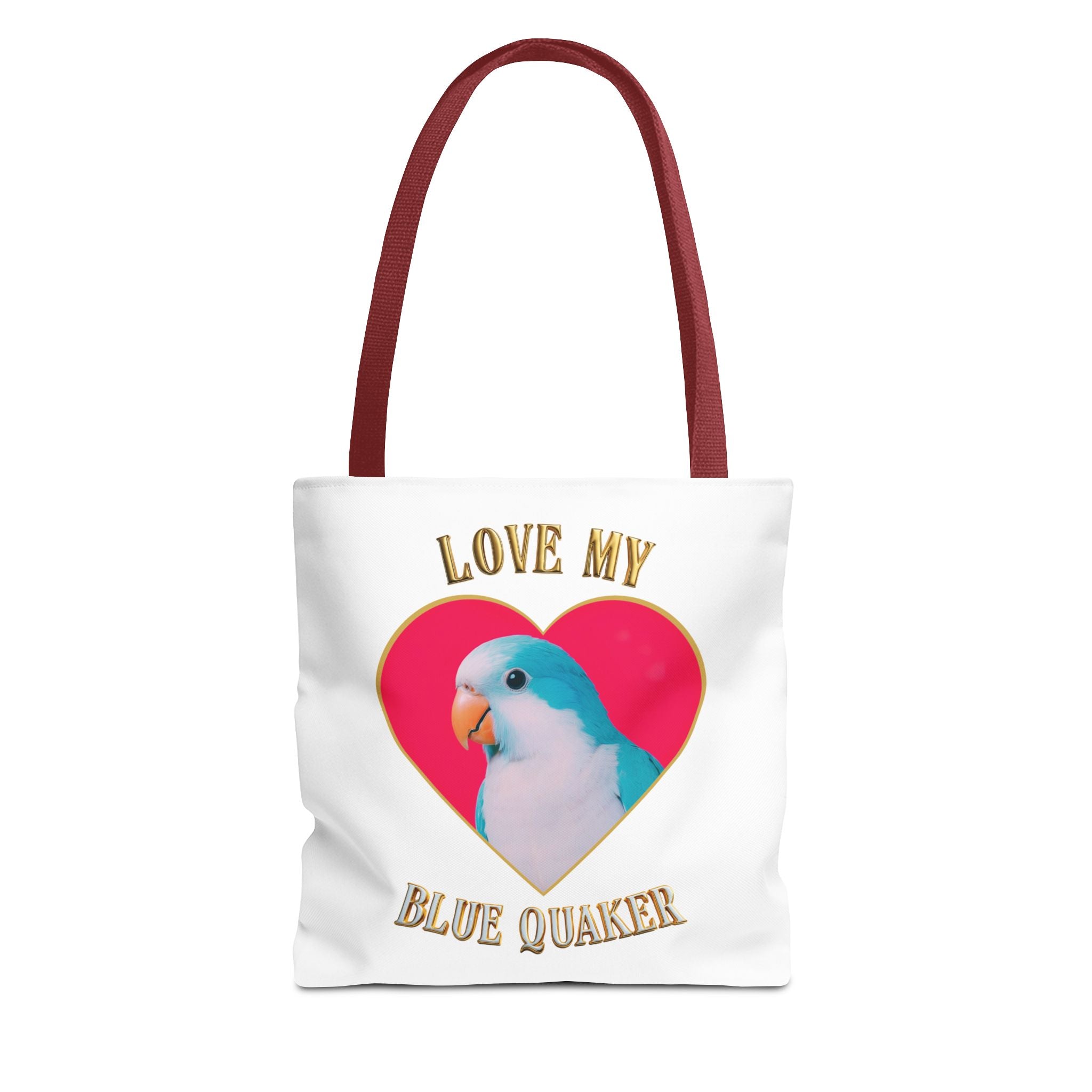 Love My Blue Quaker Heart Tote Bag