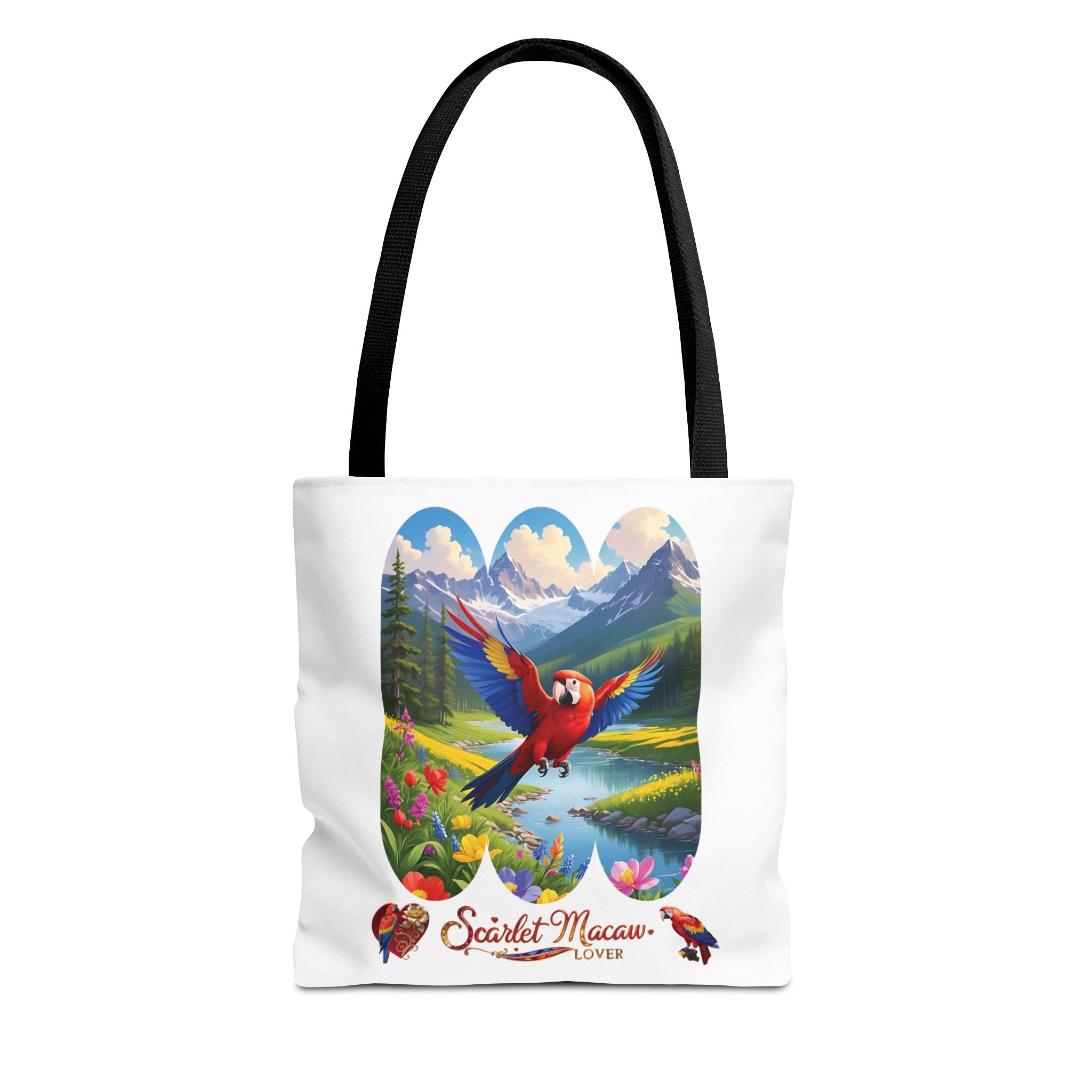 Scarlet Macaw Lover Nature Tote Bag