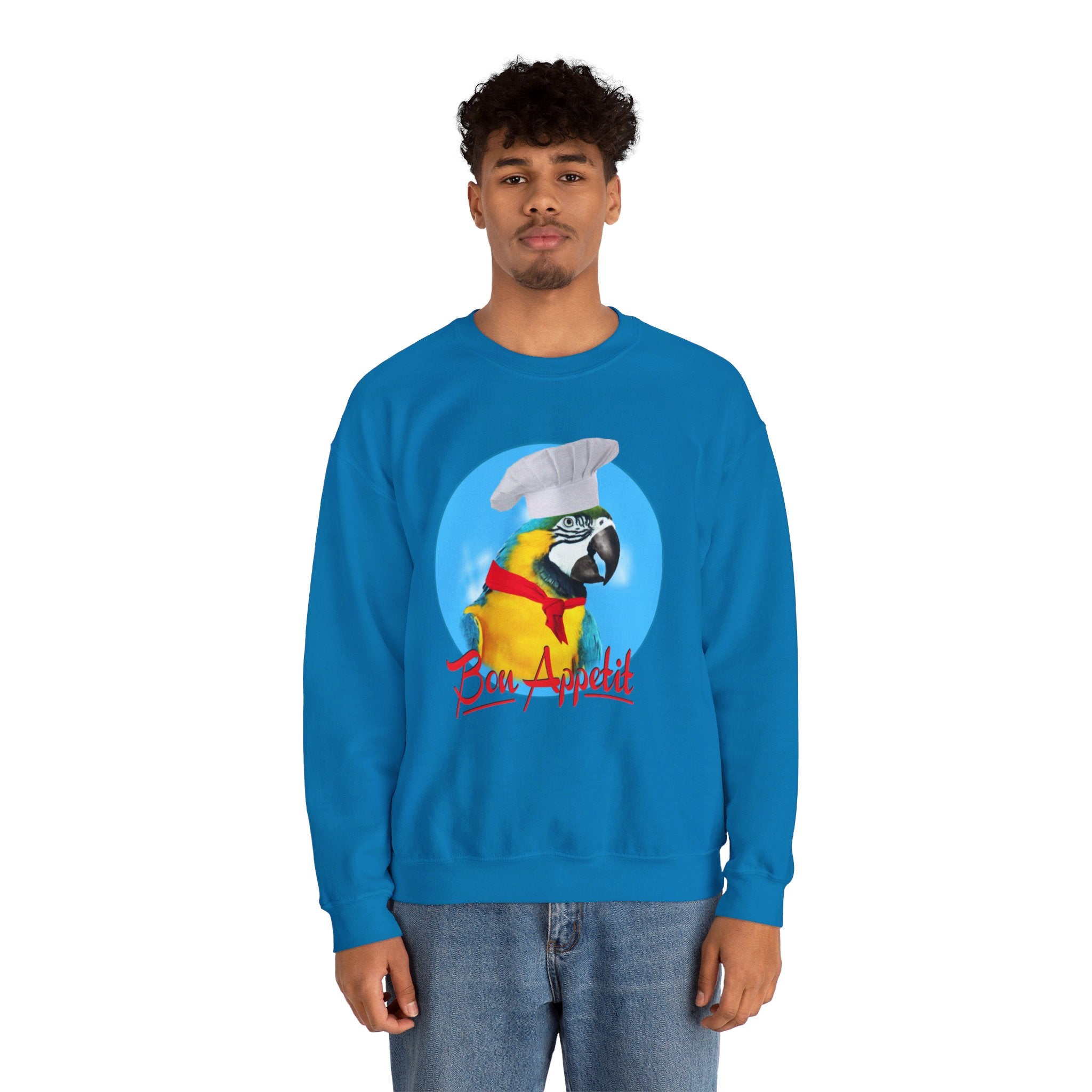 Bon Appetit Blue And Gold Sweatshirt