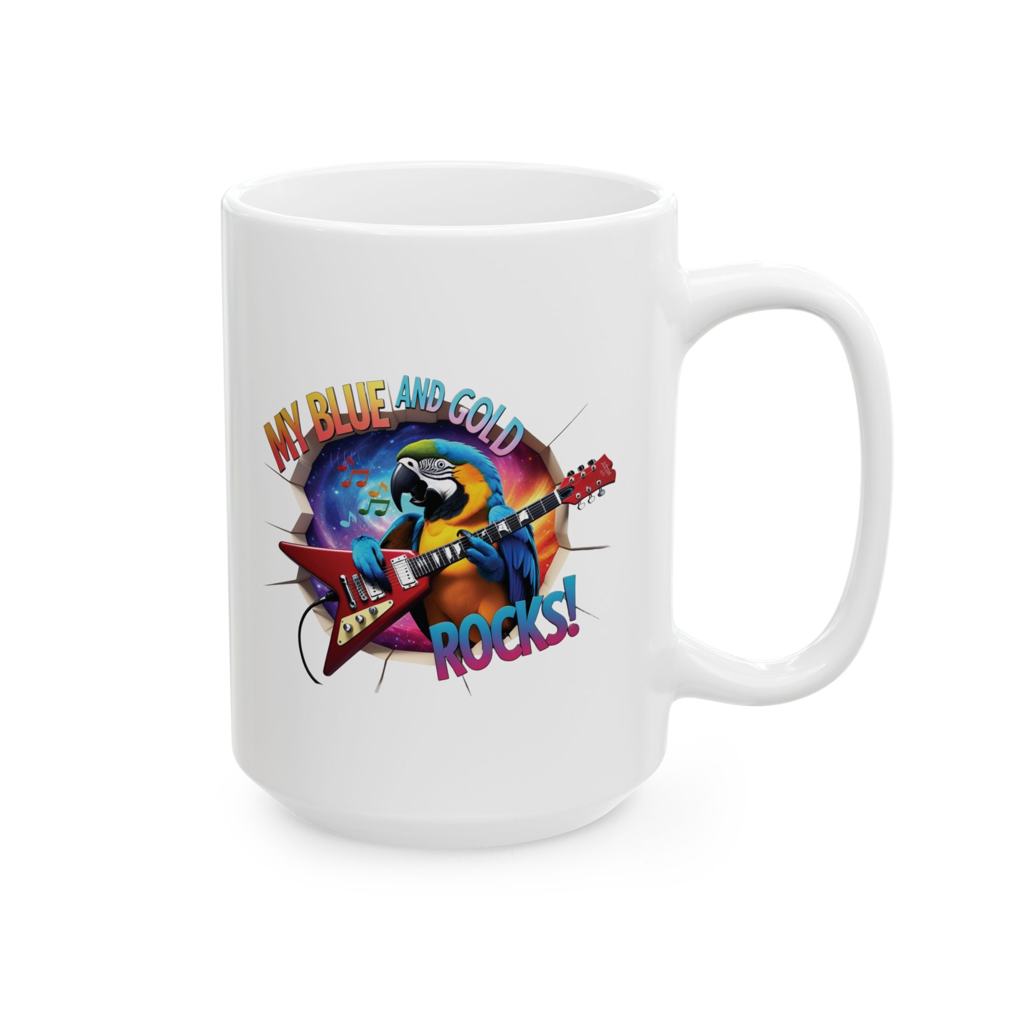 My Blue & Gold Rocks Mug