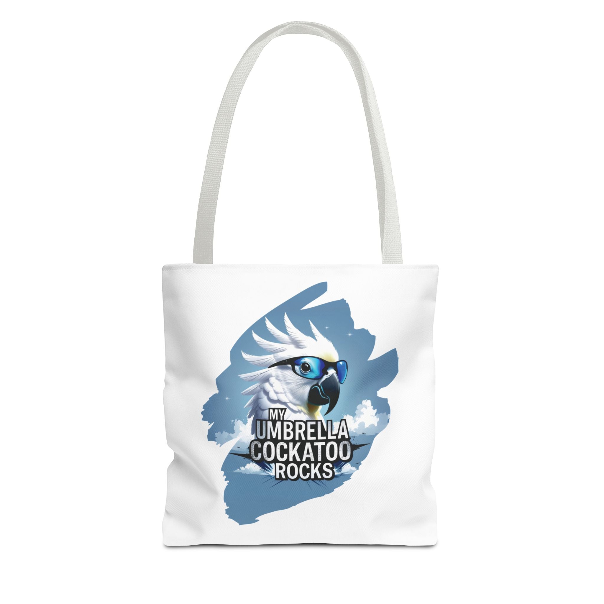 Umbrella Cockatoo Rocks Tote Bag