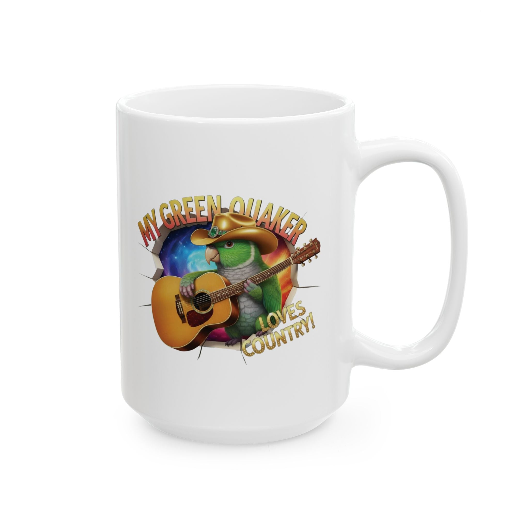 Green Quaker Loves Country Mug